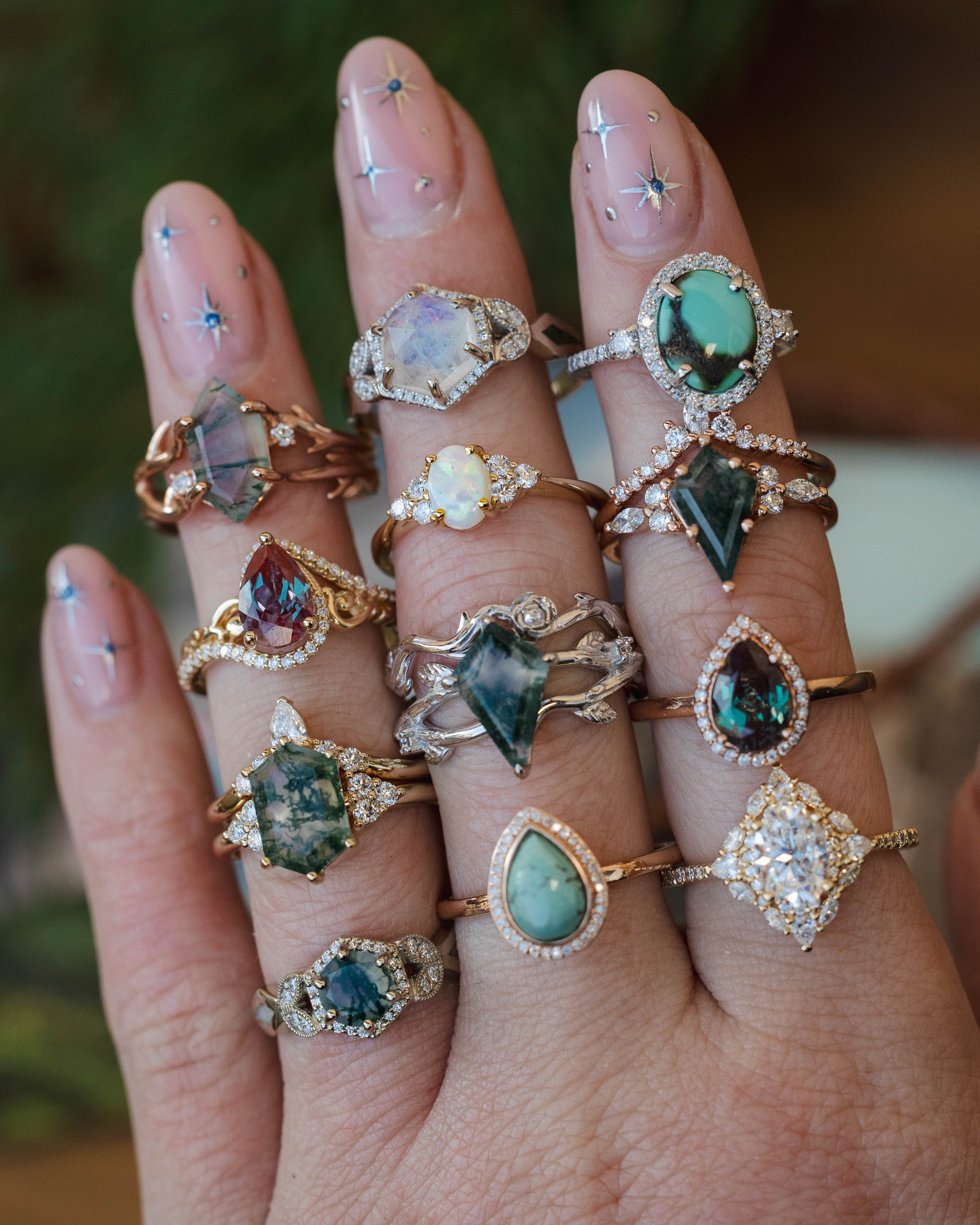 Alternative engagement rings from Staghead Designs