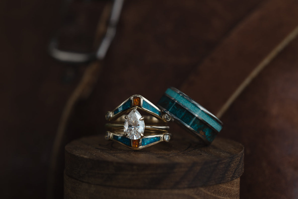 Western Romance: Wedding Rings That Tell Your Story-Staghead Designs