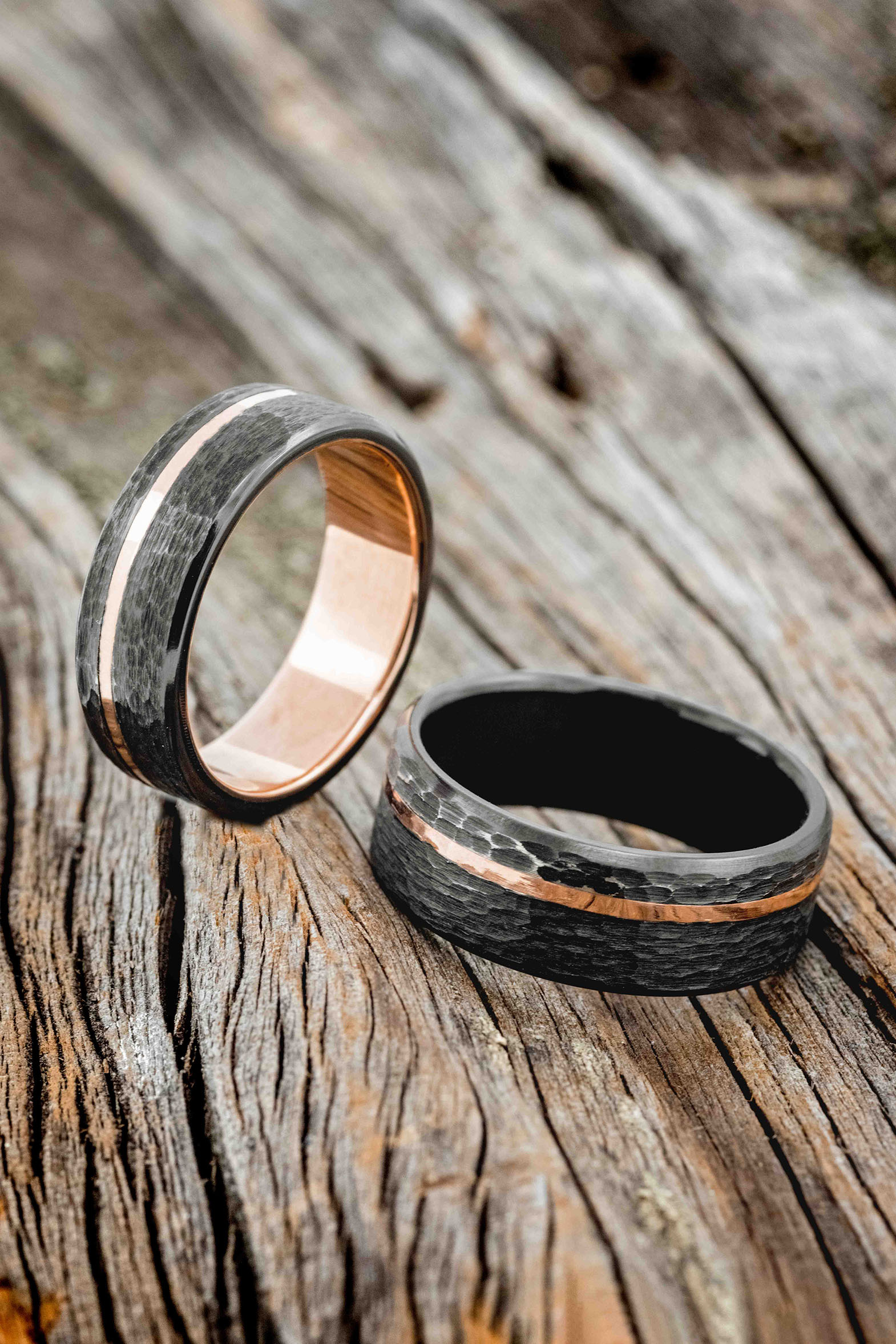 BLACK ZIRCONIUM RINGS-Staghead Designs