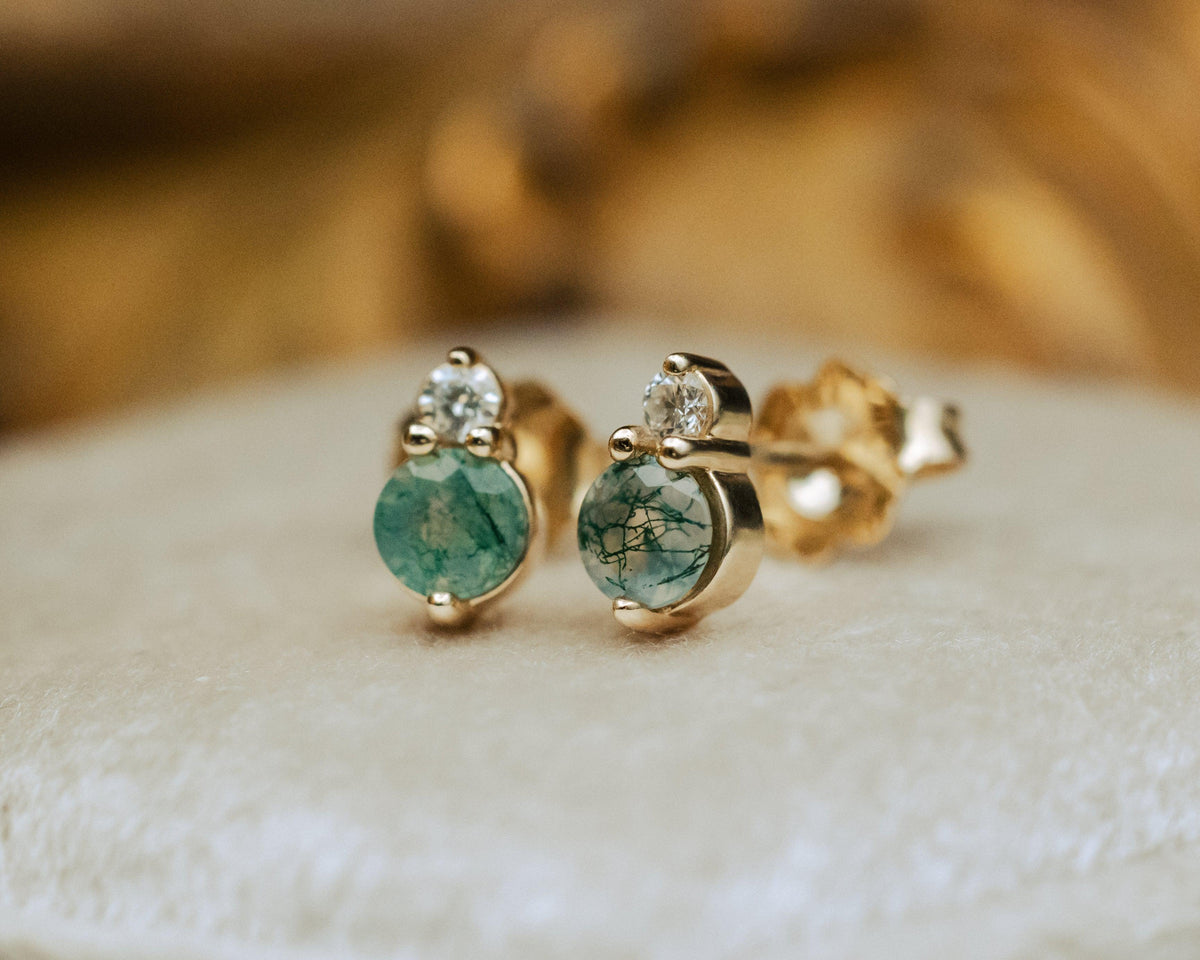 Moss Agate Jewelry-Staghead Designs