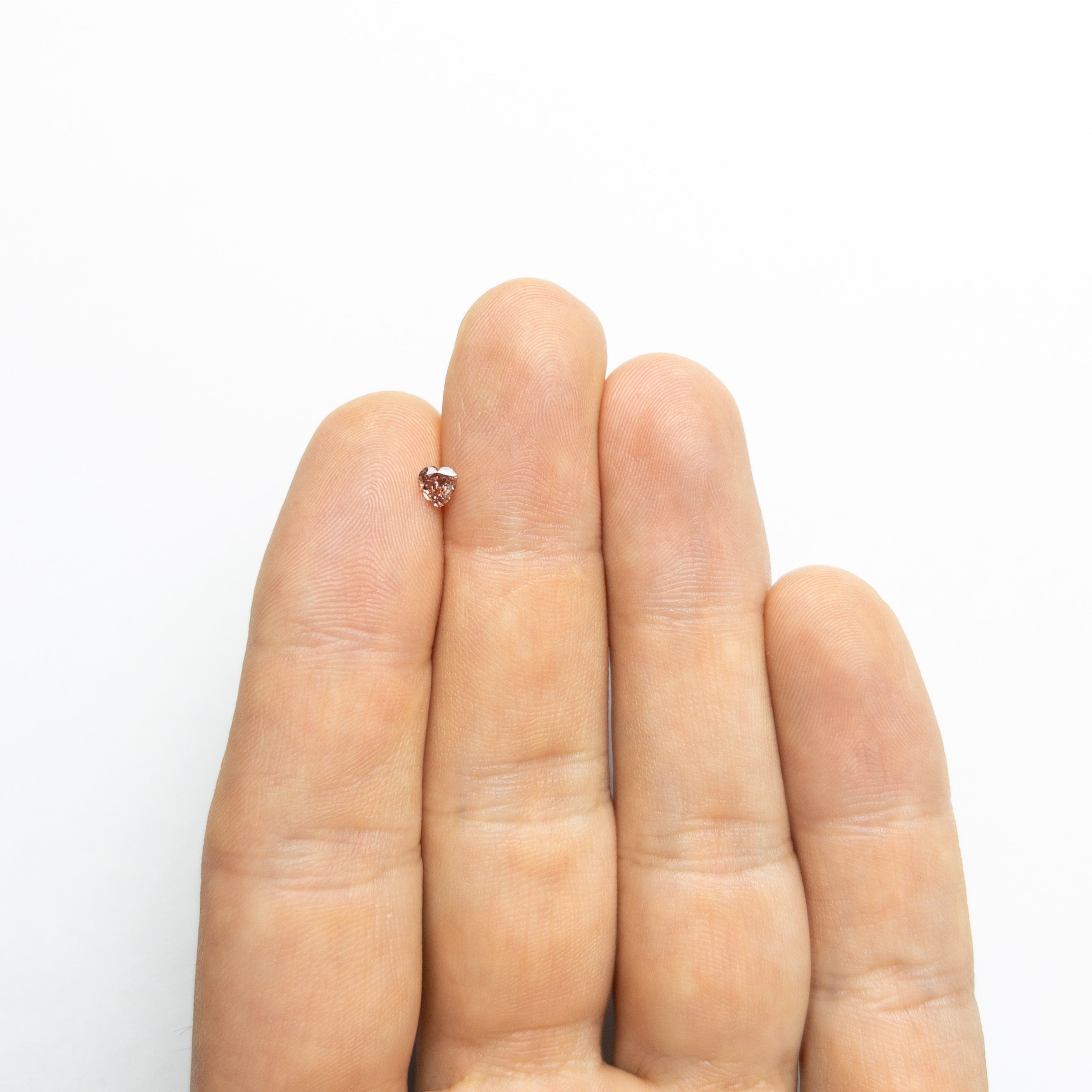 0.23ct 4.15x3.96x2.04mm GIA VS1 Fancy Deep Orangy Pink Heart Brilliant 🇦🇺 24121-01-Staghead Designs