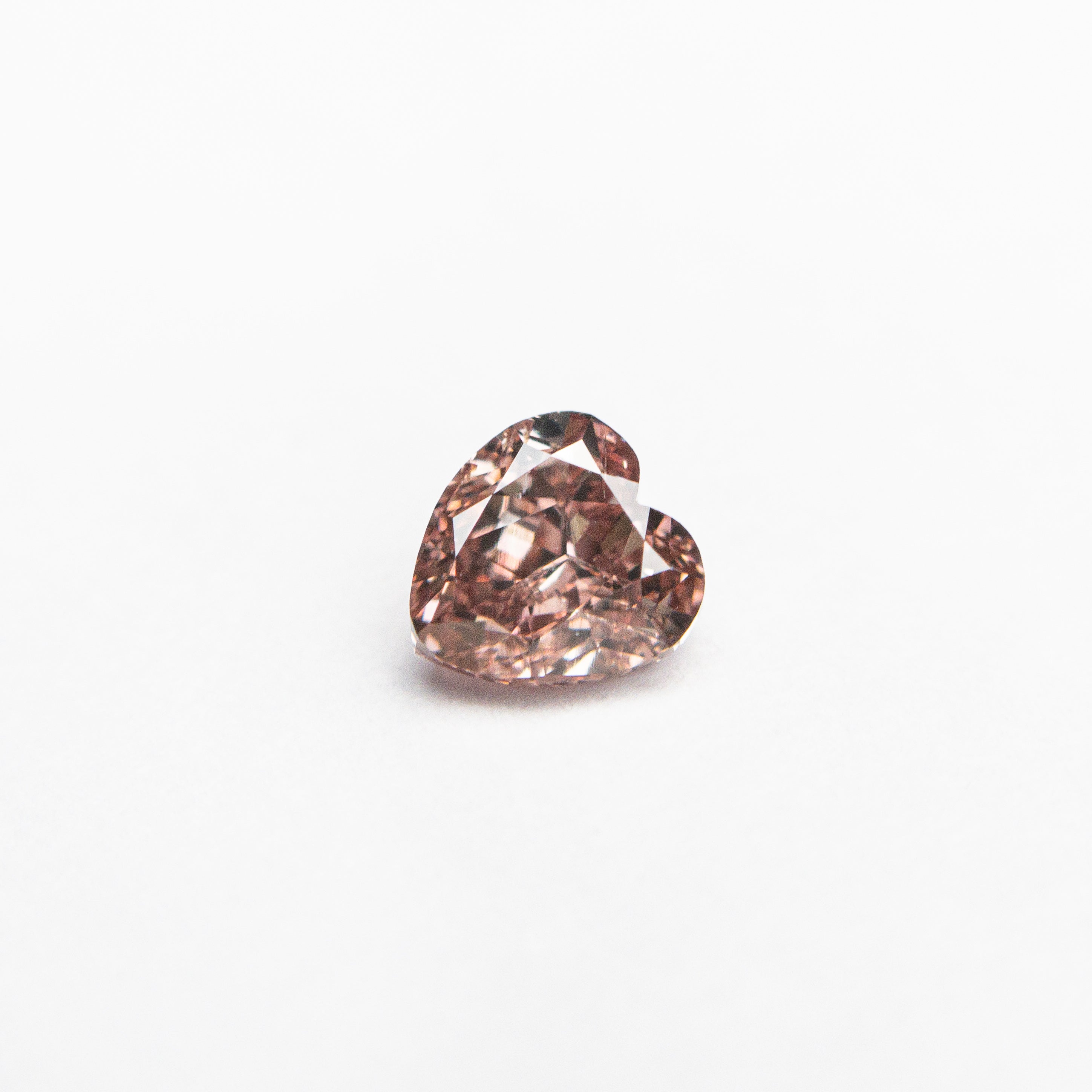 0.30ct 4.16x3.94x2.43mm GIA SI2 Fancy Deep Orangy Pink Heart Brilliant 🇦🇺 24122-01-Staghead Designs