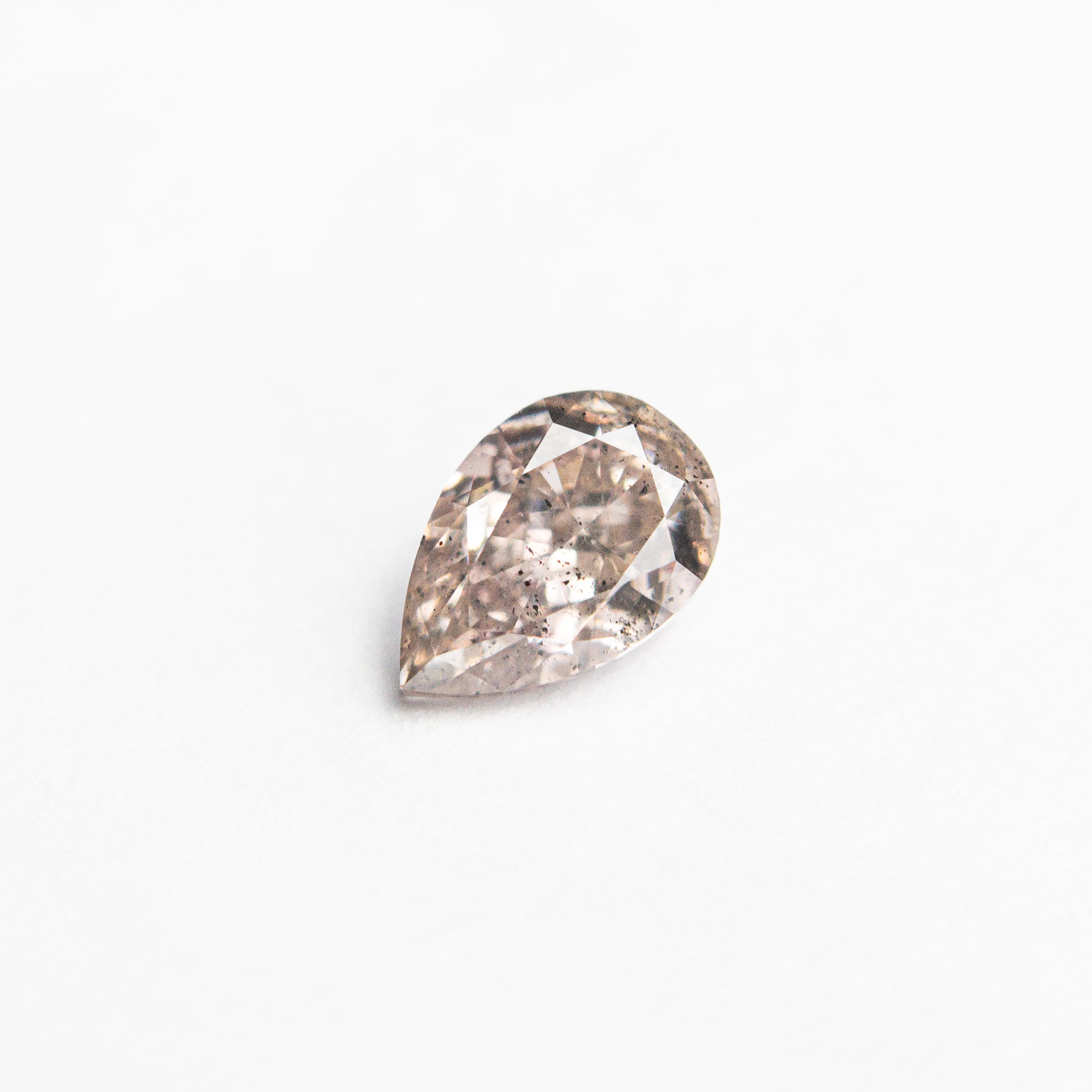 0.34ct 5.35x3.56x2.35mm I1 Fancy Pink-Brown Pear Brilliant 24119-01-Staghead Designs