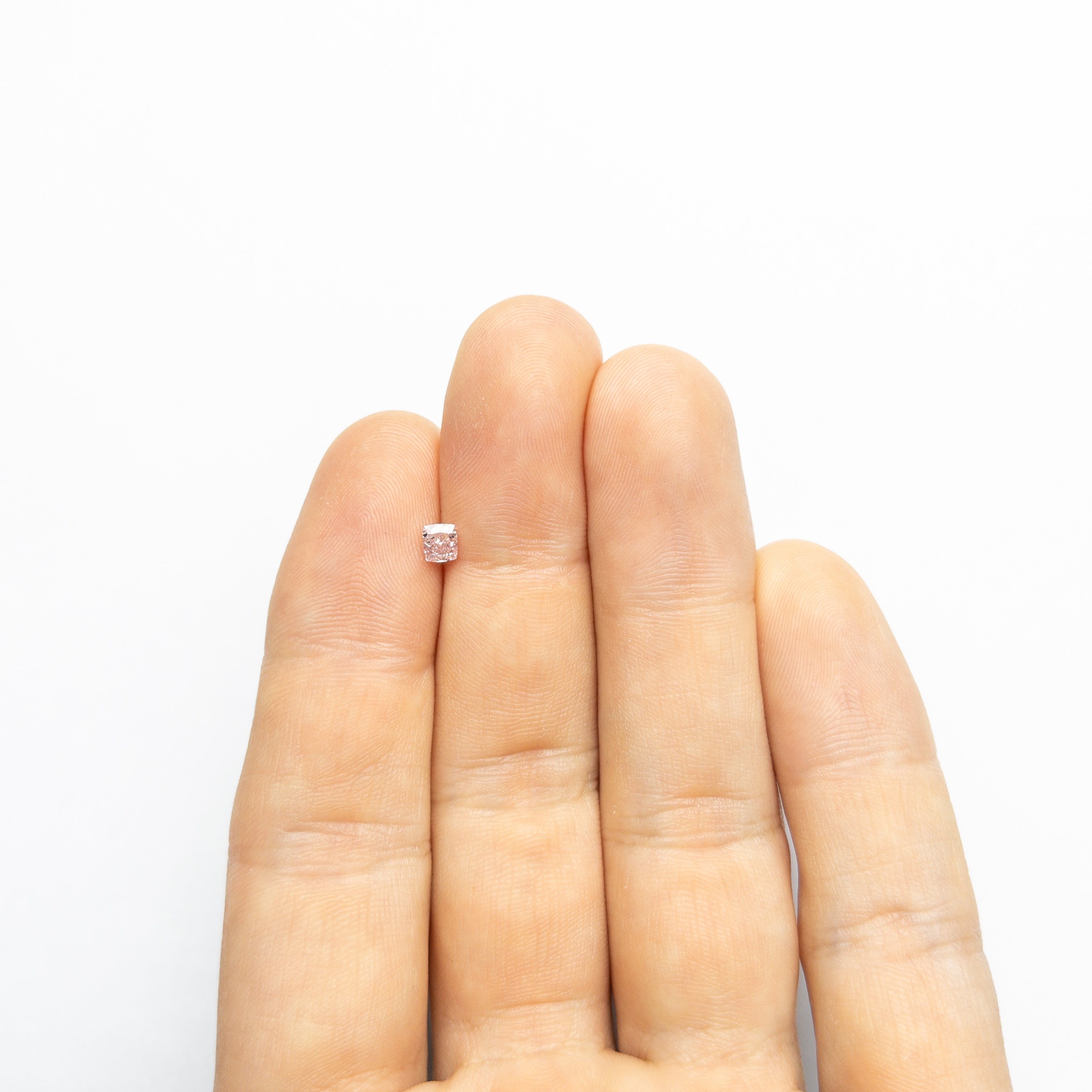 0.37ct 4.02x3.60x2.65mm GIA SI2 Fancy Pink Cushion Brilliant 🇦🇺 24141-01-Staghead Designs