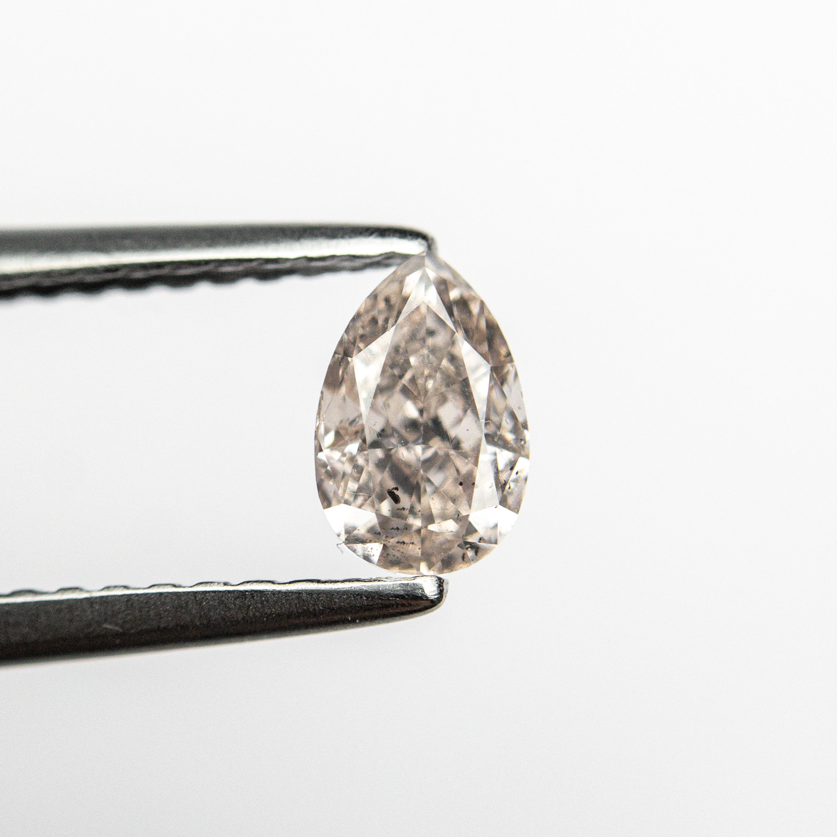 0.46ct 5.85x3.80x2.65mm SI2 Fancy Light Brownish Pink Pear Brilliant 🇦🇺 24118-01-Staghead Designs