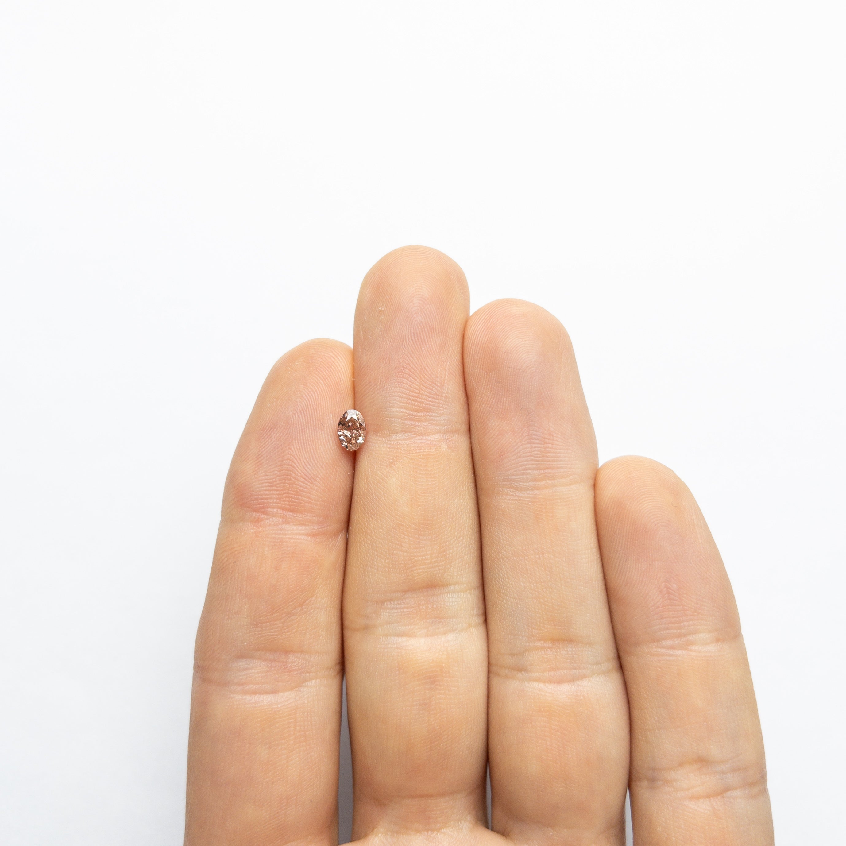 0.53ct 5.75x4.03x2.87mm GIA VS2 Fancy Brownish Orangy Pink Oval Brilliant 🇦🇺 24158-01-Staghead Designs