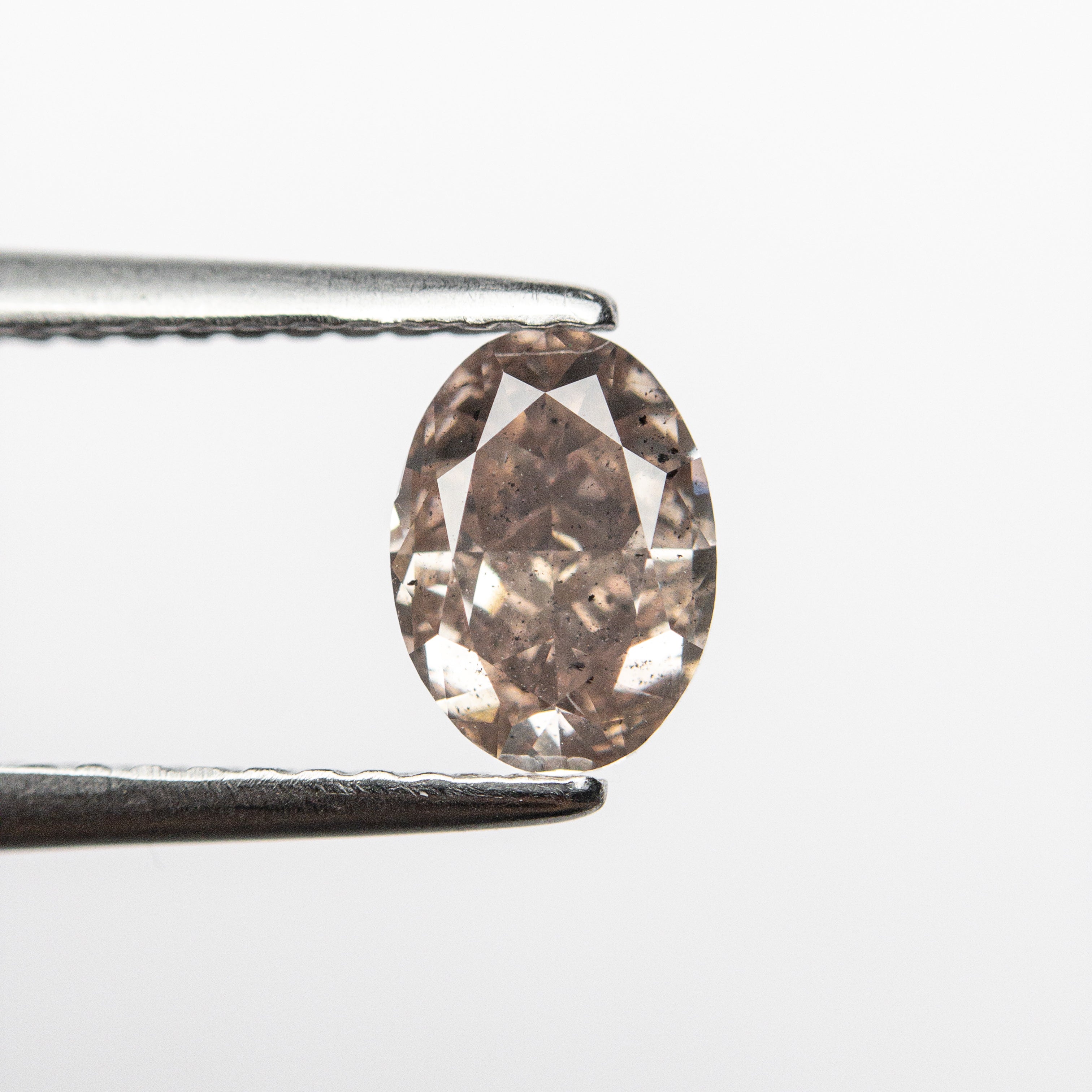 0.90ct 6.72x4.87x3.46mm GIA I1 Fancy Pink-Brown Oval Brilliant 🇦🇺 24092-01-Staghead Designs