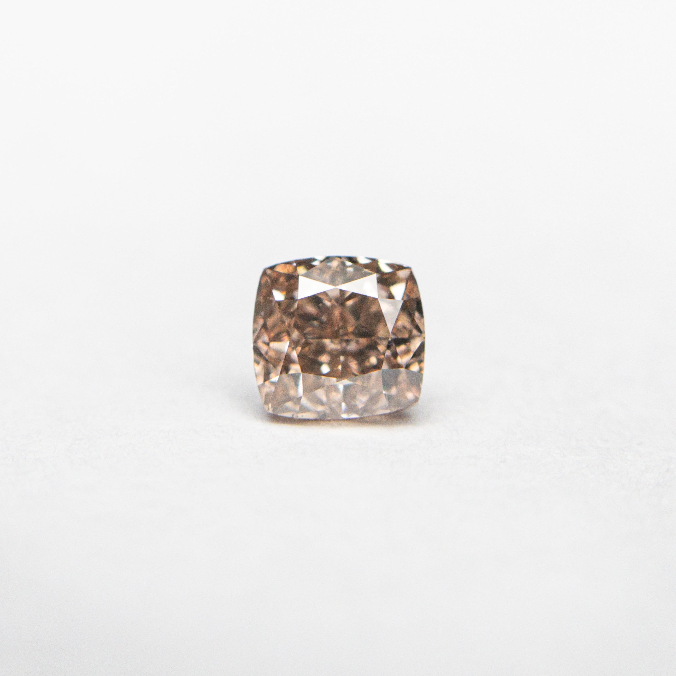 0.35ct 3.92x3.71x2.65mm GIA VS2 Fancy Brown-Pink Cushion Brilliant 🇦🇺 24124-01-Staghead Designs