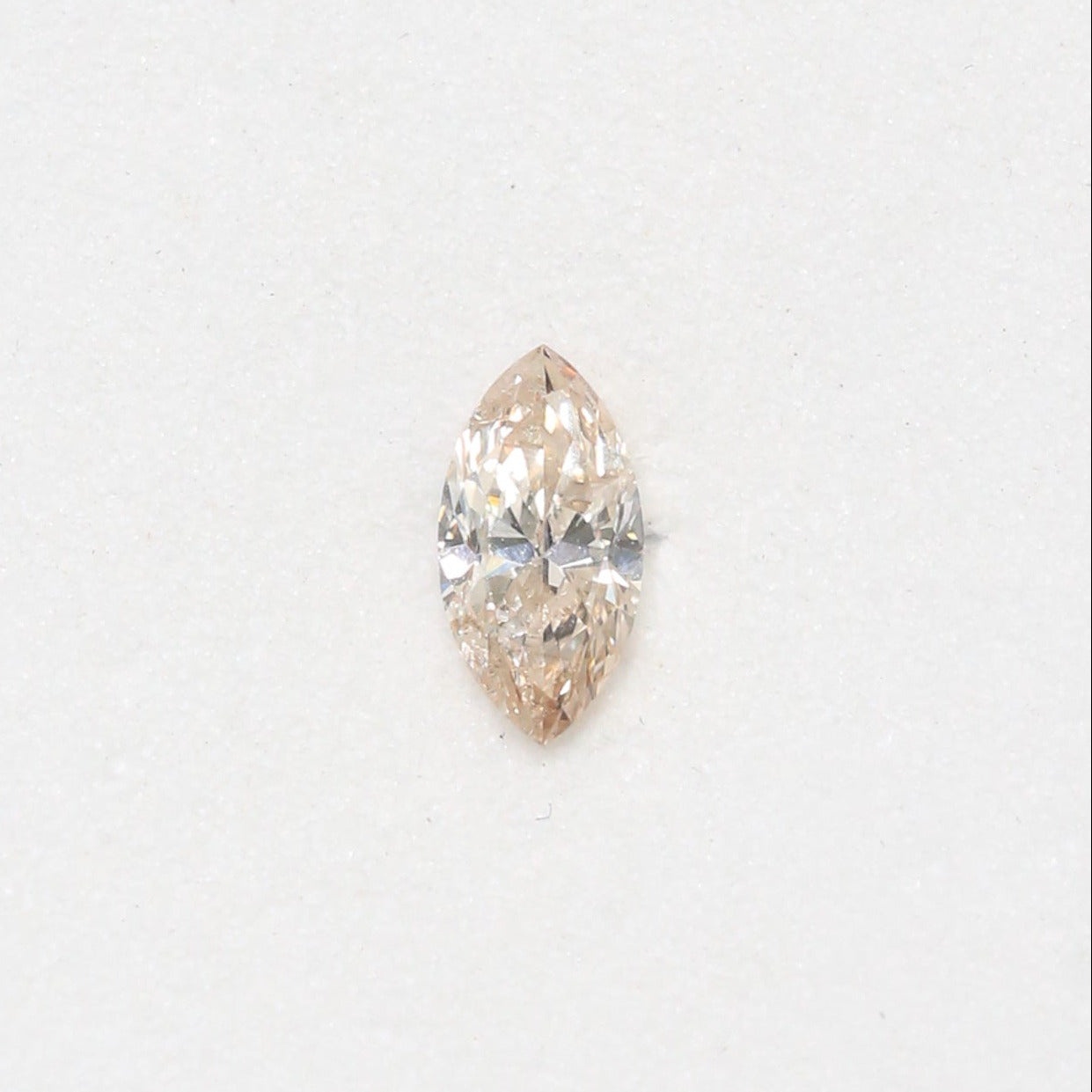 0.38ct 7.01x3.56mm MARQUISE BRILLIANT CUT CHAMPAGNE DIAMOND-1