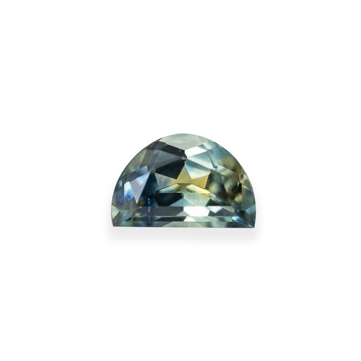 0.57ct 6x4mm HALF MOON BI-COLOR MONTANA SAPPHIRE-Staghead Designs