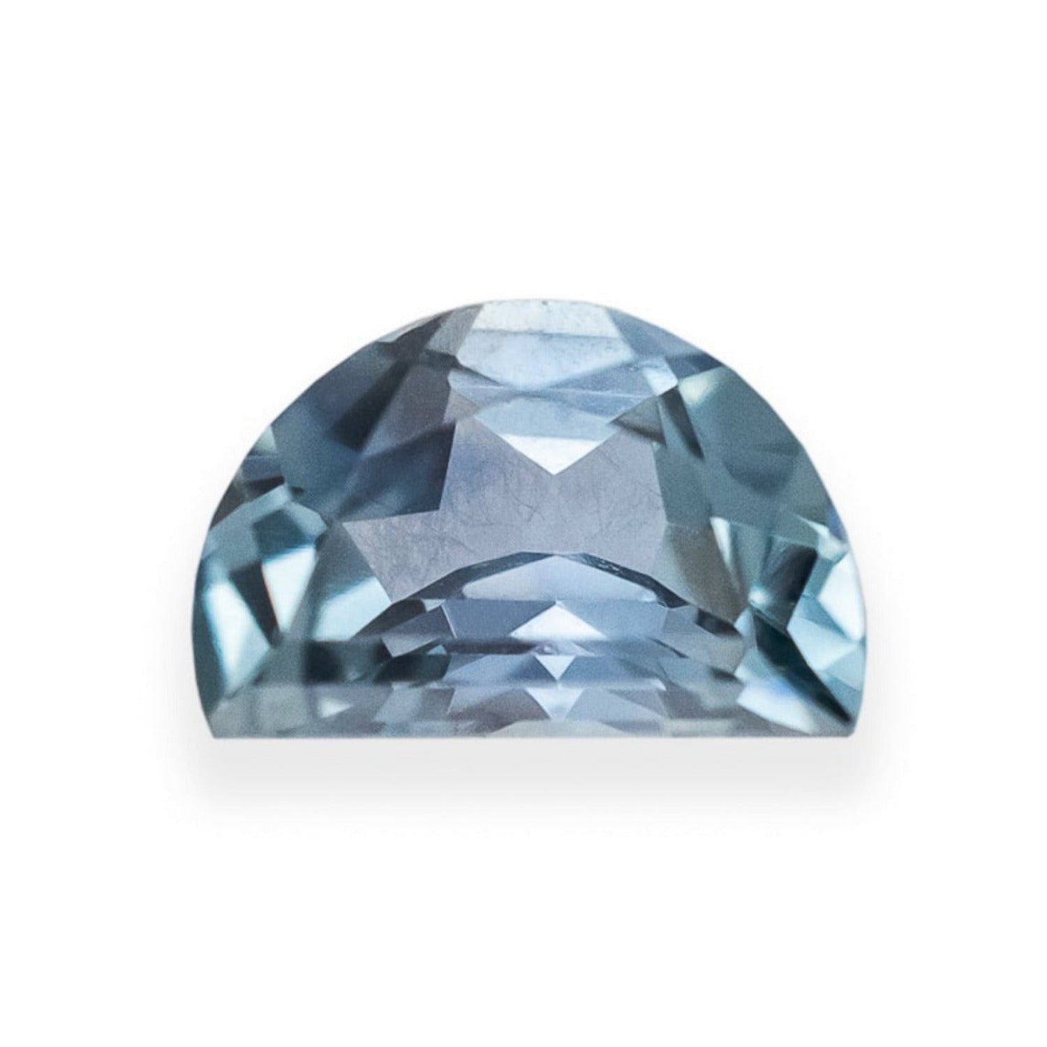 0.57ct 6x4mm HALF MOON LIGHT BLUE MONTANA SAPPHIRE-Staghead Designs