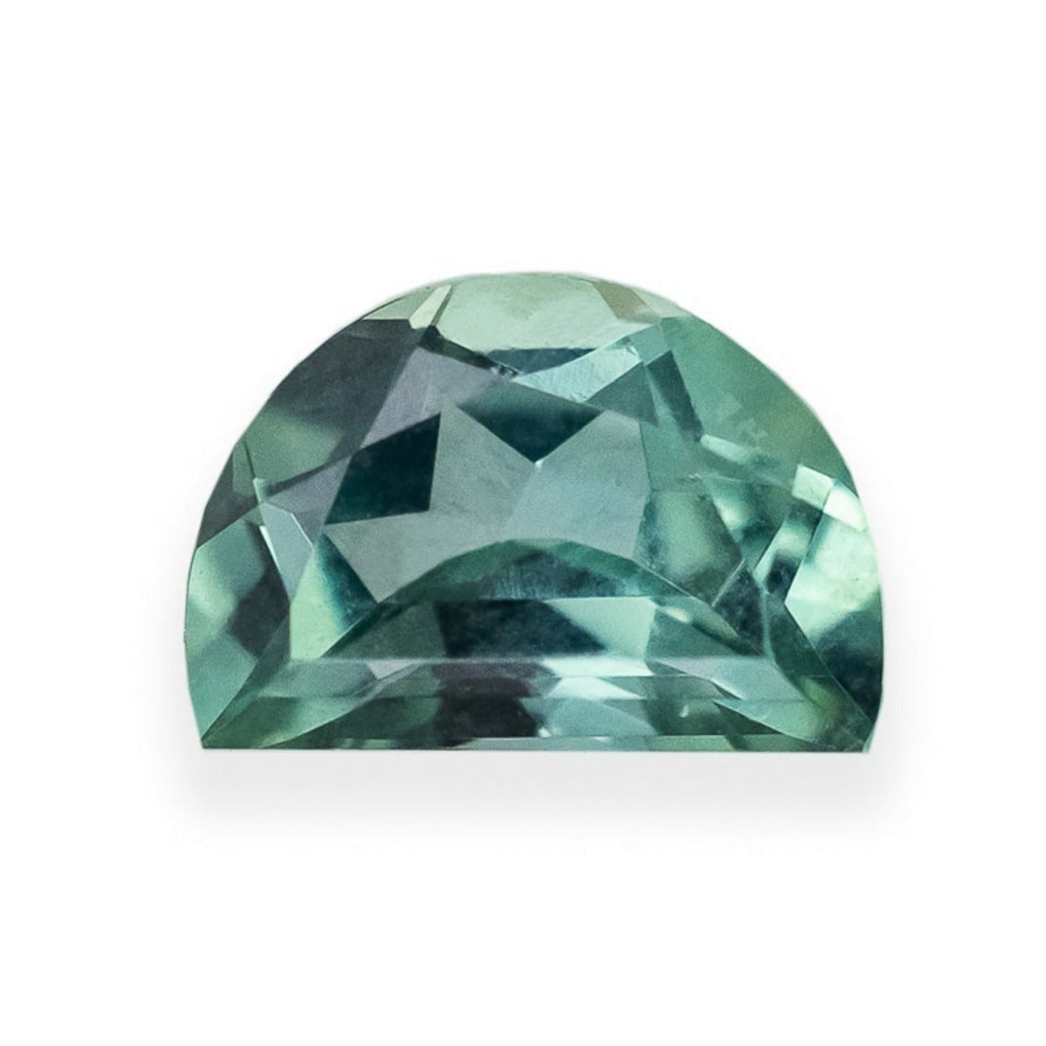 0.68ct 6x4mm HALF MOON TEAL MONTANA SAPPHIRE-Staghead Designs