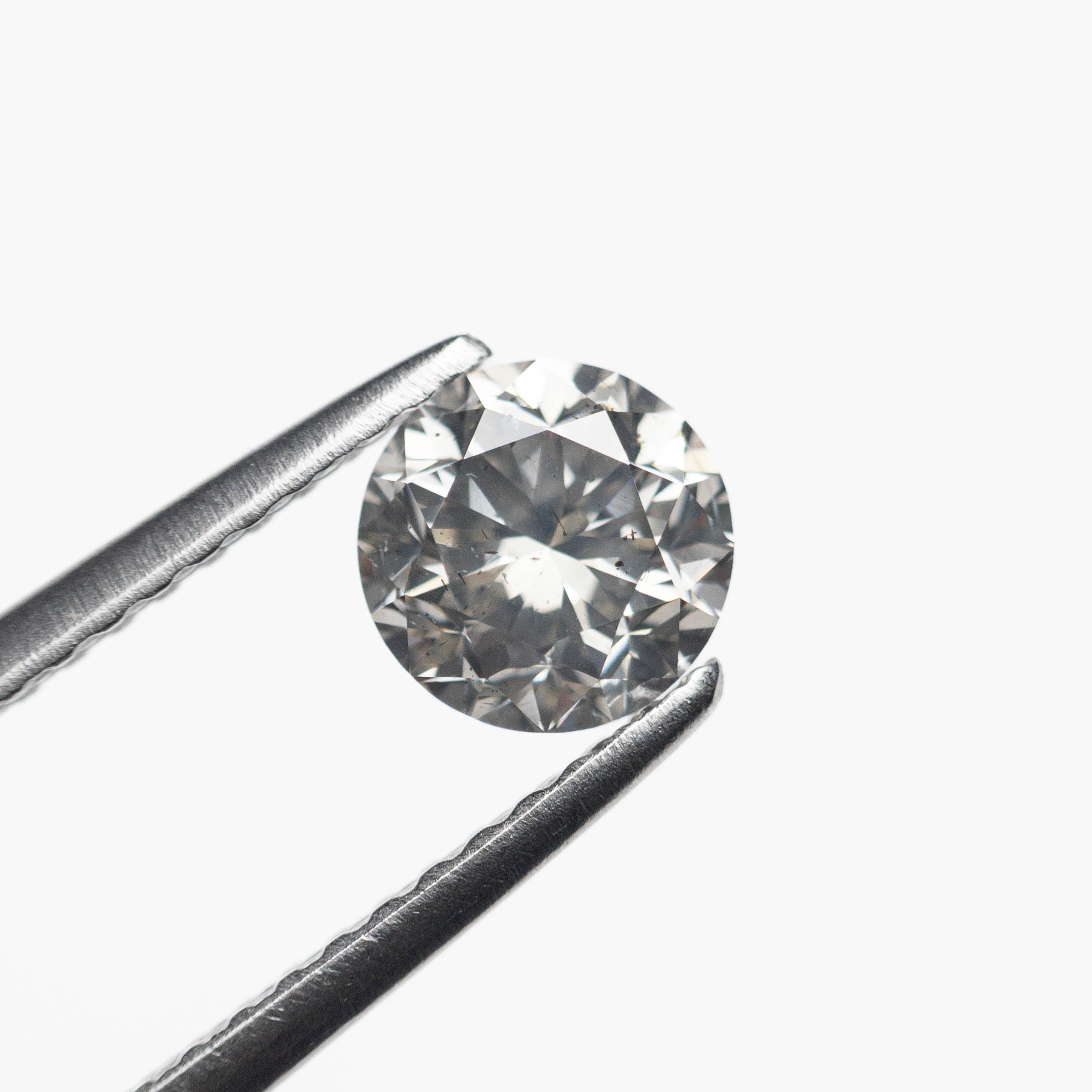 0.76ct 5.49x5.47x3.79mm Fancy Grey Round Brilliant 18968-22-Staghead Designs