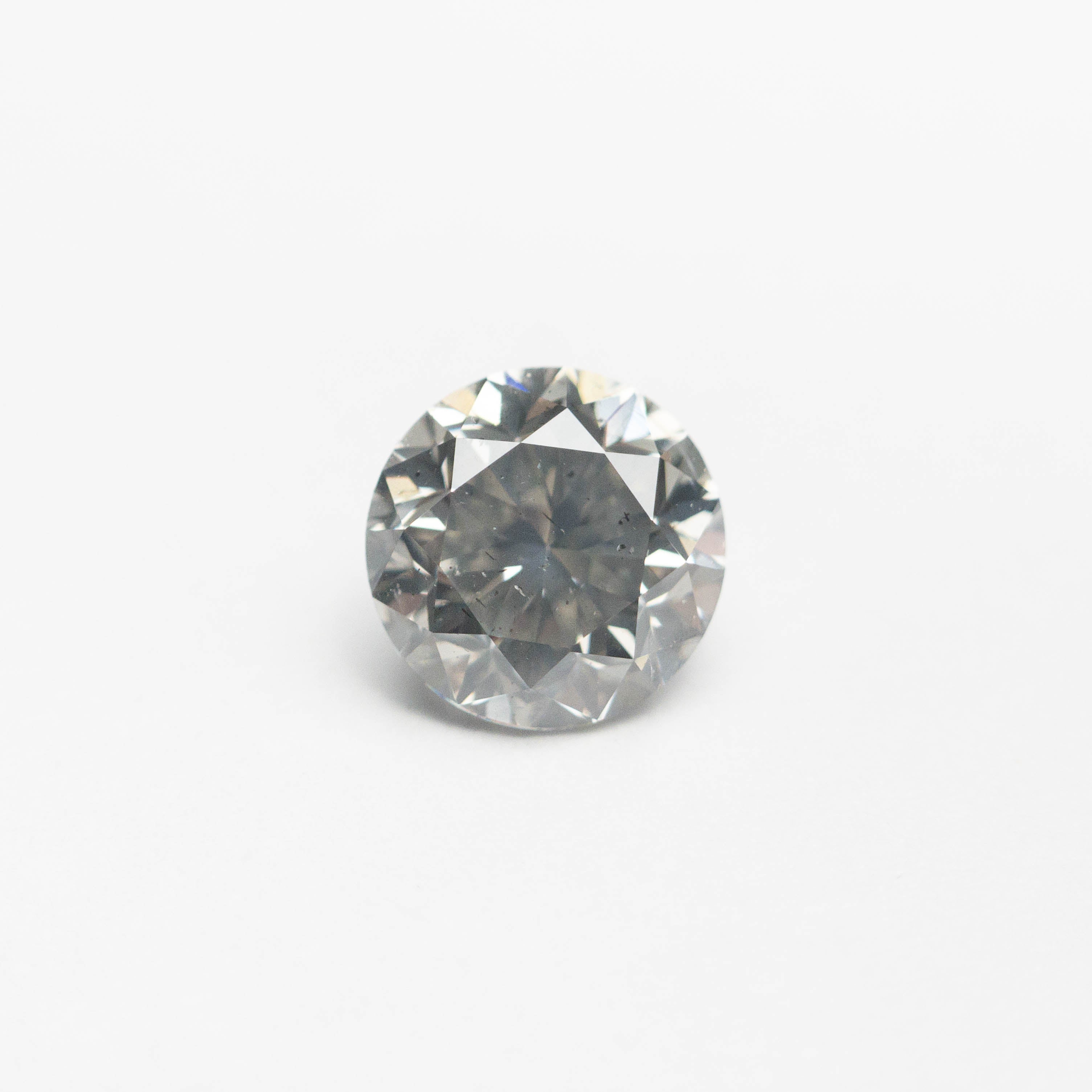 0.76ct 5.49x5.47x3.79mm Fancy Grey Round Brilliant 18968-22-Staghead Designs