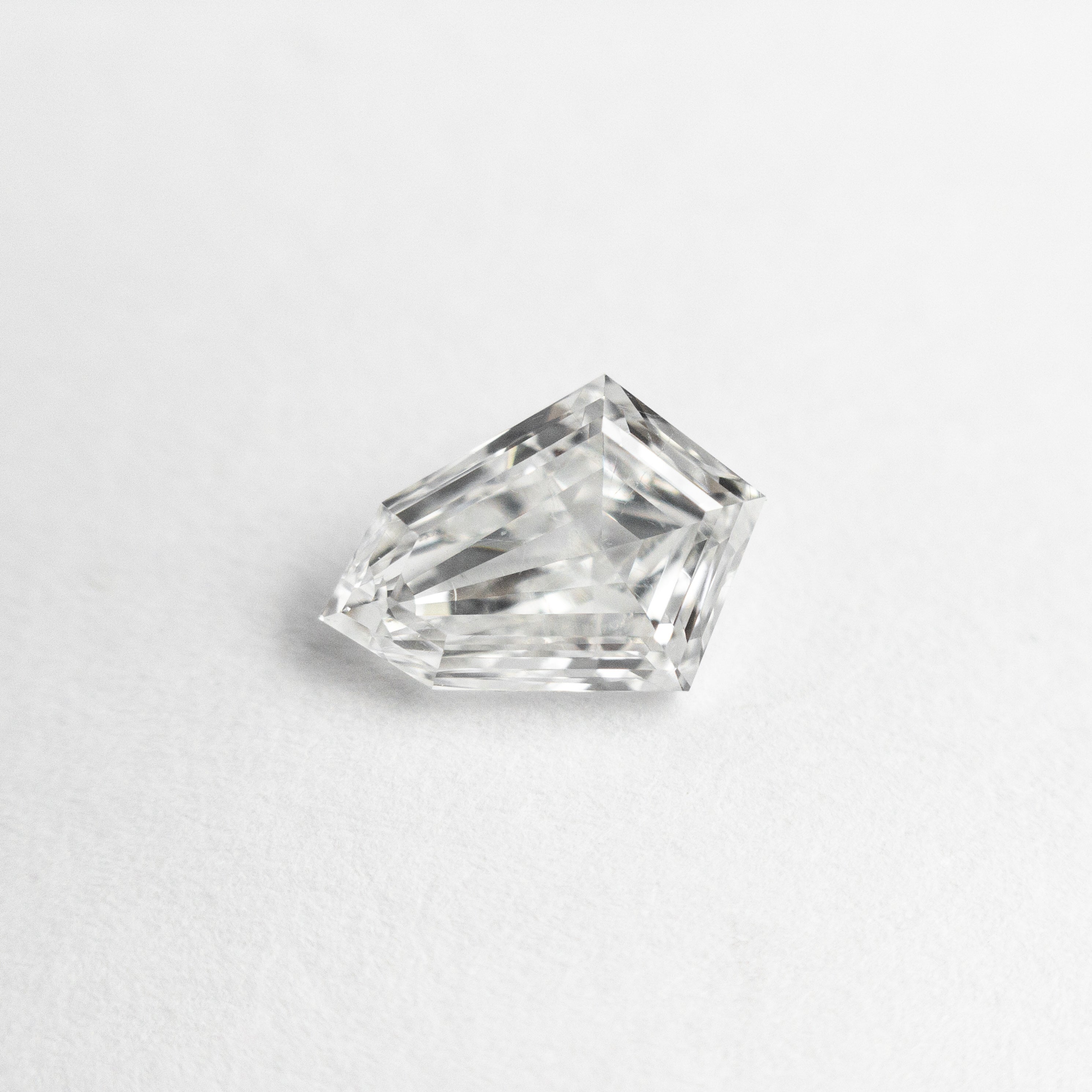 0.81ct 7.96x5.64x2.69mm SI1 F Kite Step Cut 19649-01-Staghead Designs