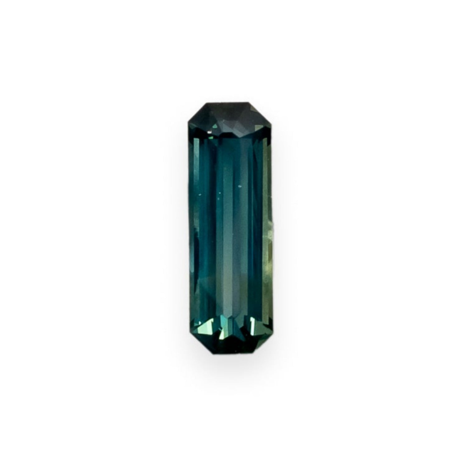 0.84ct 9.06x3.05x2.71mm Cut Corner Rectangle Sapphire-1