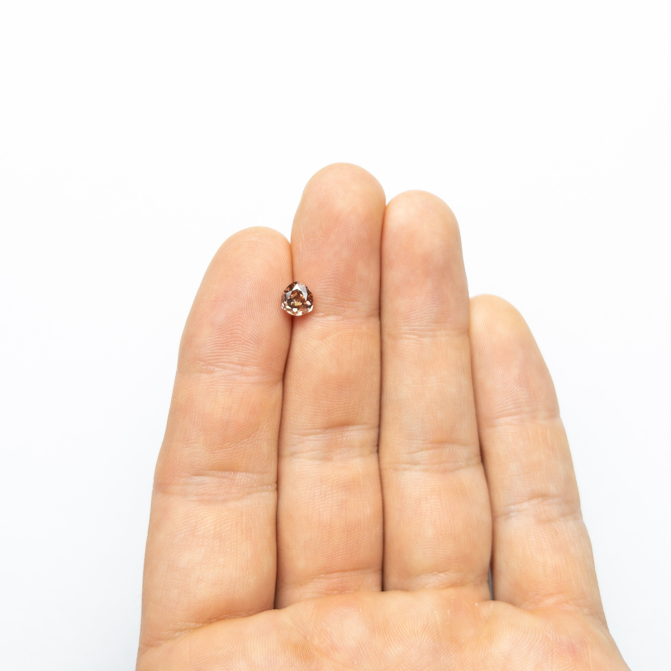 1.00ct 6.08x5.67x3.42mm GIA SI1 Fancy Deep Brown-Pink Trillion Brilliant 🇦🇺 24113-01-Staghead Designs