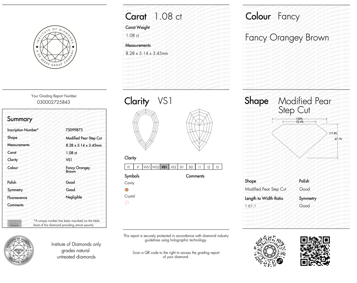 Diamond Grading Certificate