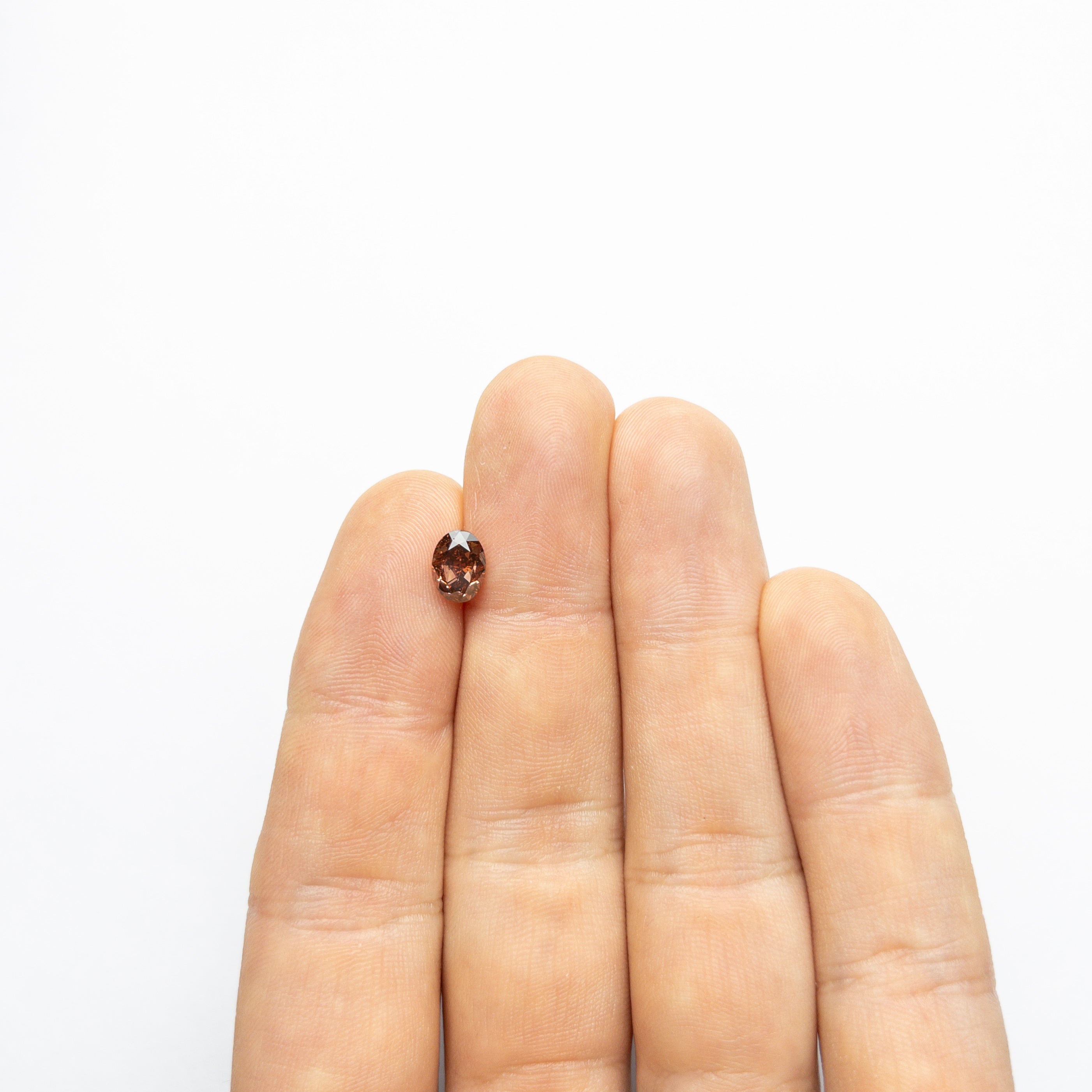 1.50ct 7.69x5.74x4.16mm GIA SI1 Fancy Deep Brown-Pink Oval Brilliant 🇦🇺 24161-01-Staghead Designs