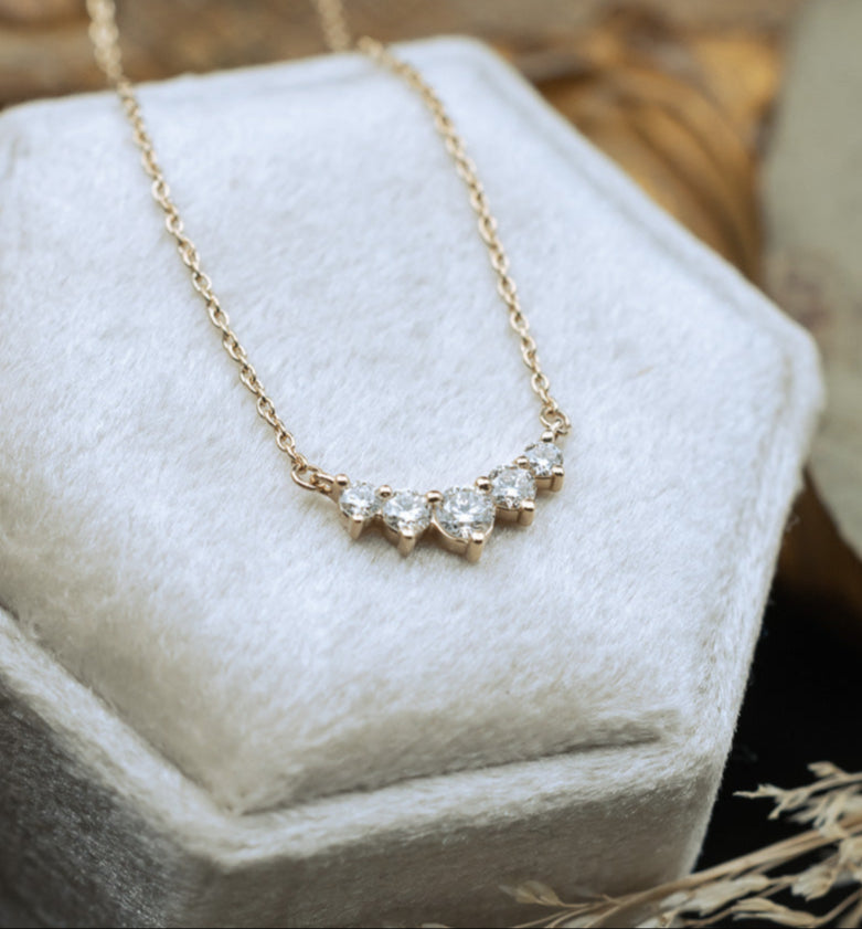 1/3 CTW LAB-GROWN DIAMOND NECKLACE-Staghead Designs