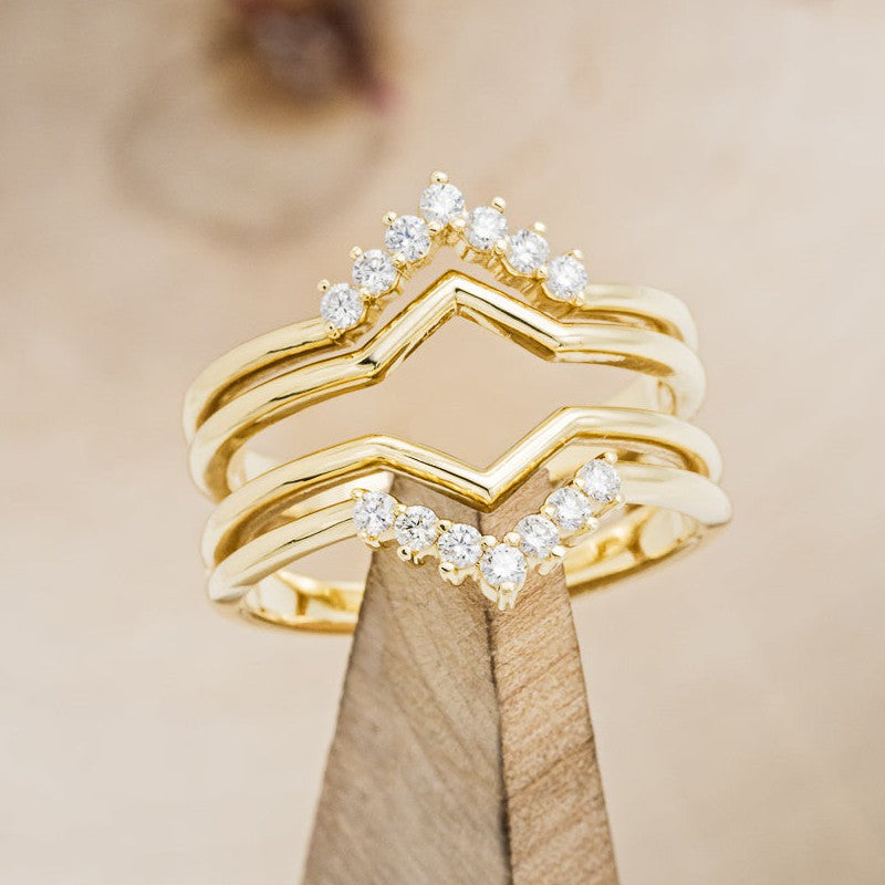 Wedding Ring Ring Guard Canada Moissanite Ring Guard// Moissanite