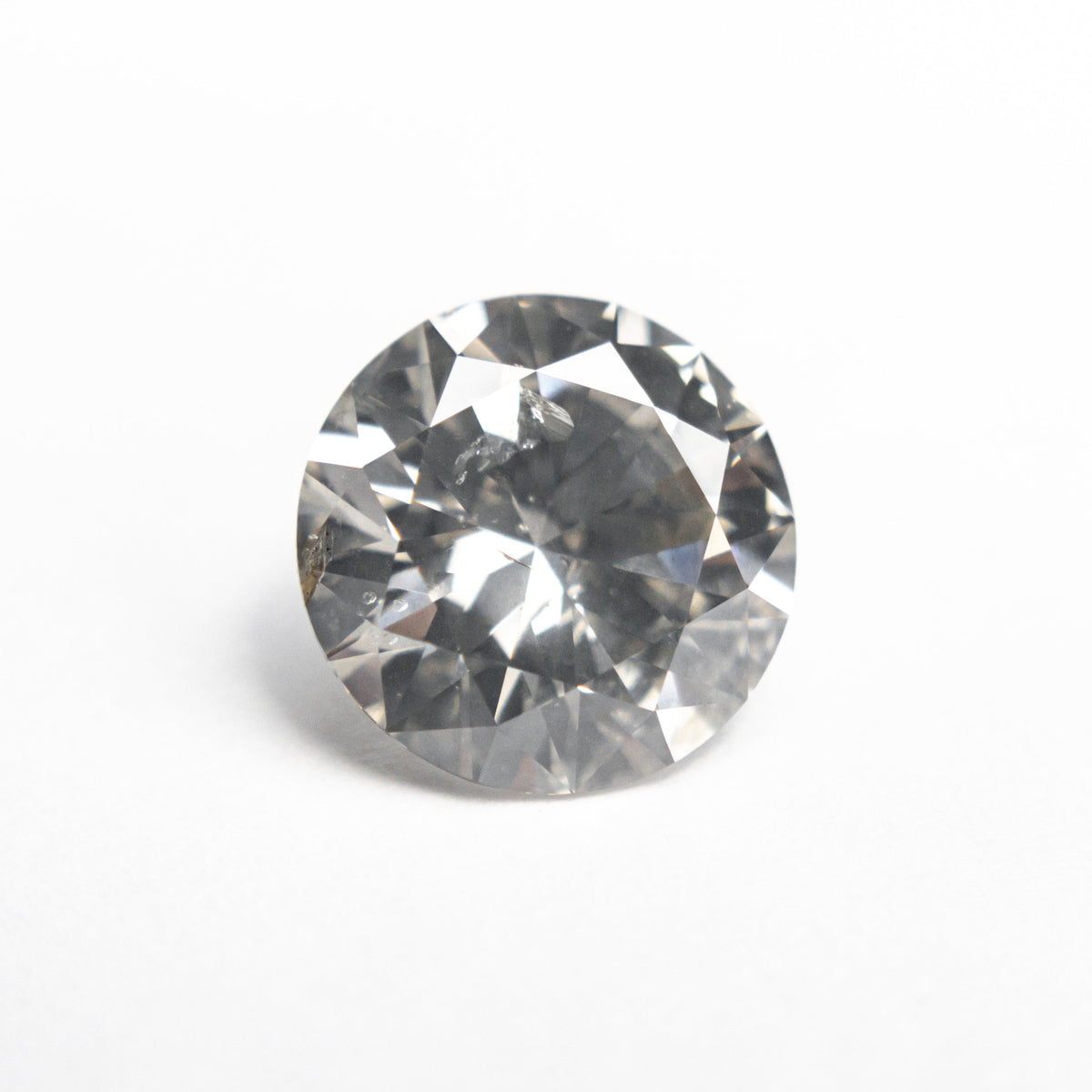 2.13ct 8.46x8.44x4.90mm Fancy Grey Round Brilliant 18268-01-Staghead Designs