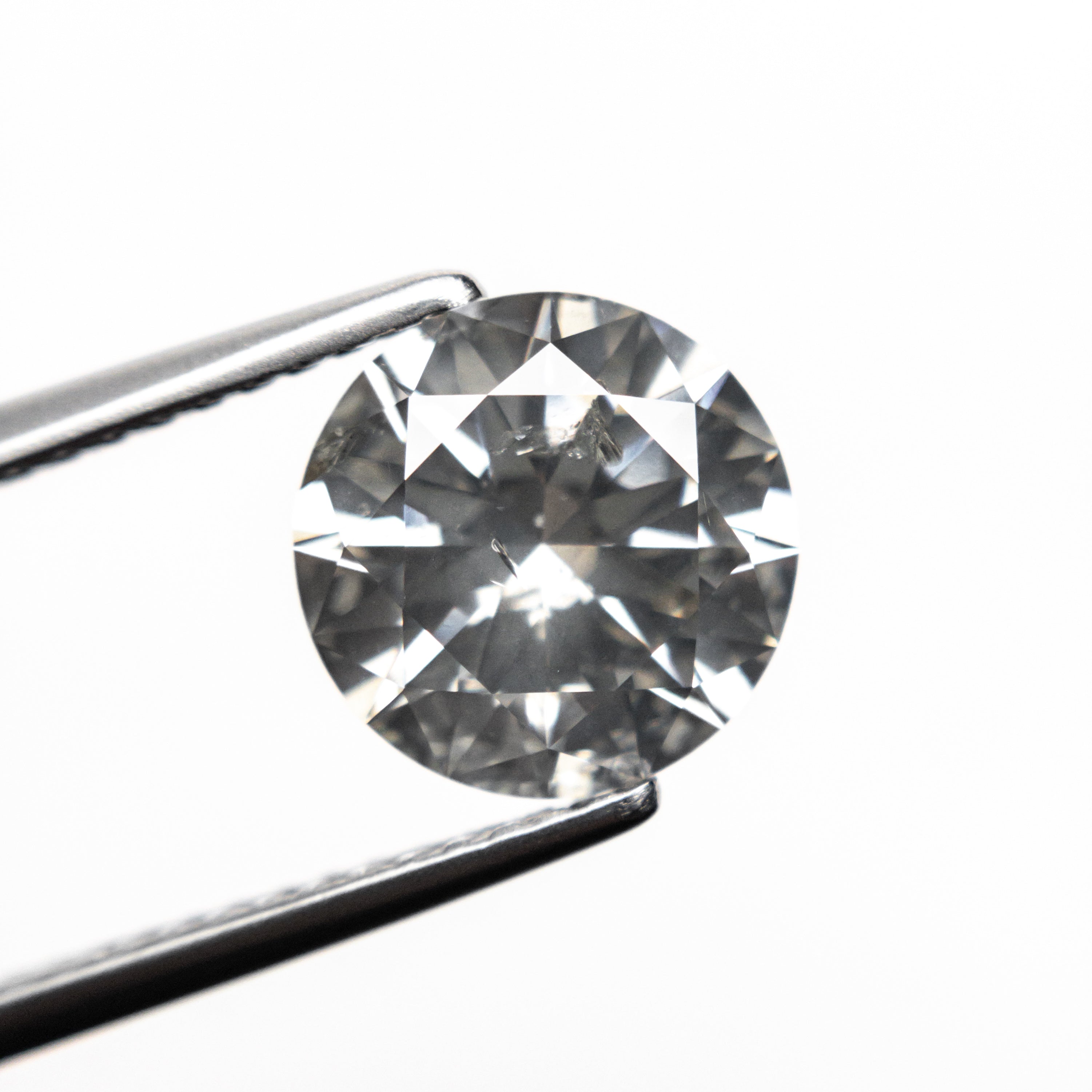 2.13ct 8.46x8.44x4.90mm Fancy Grey Round Brilliant 18268-01-Staghead Designs