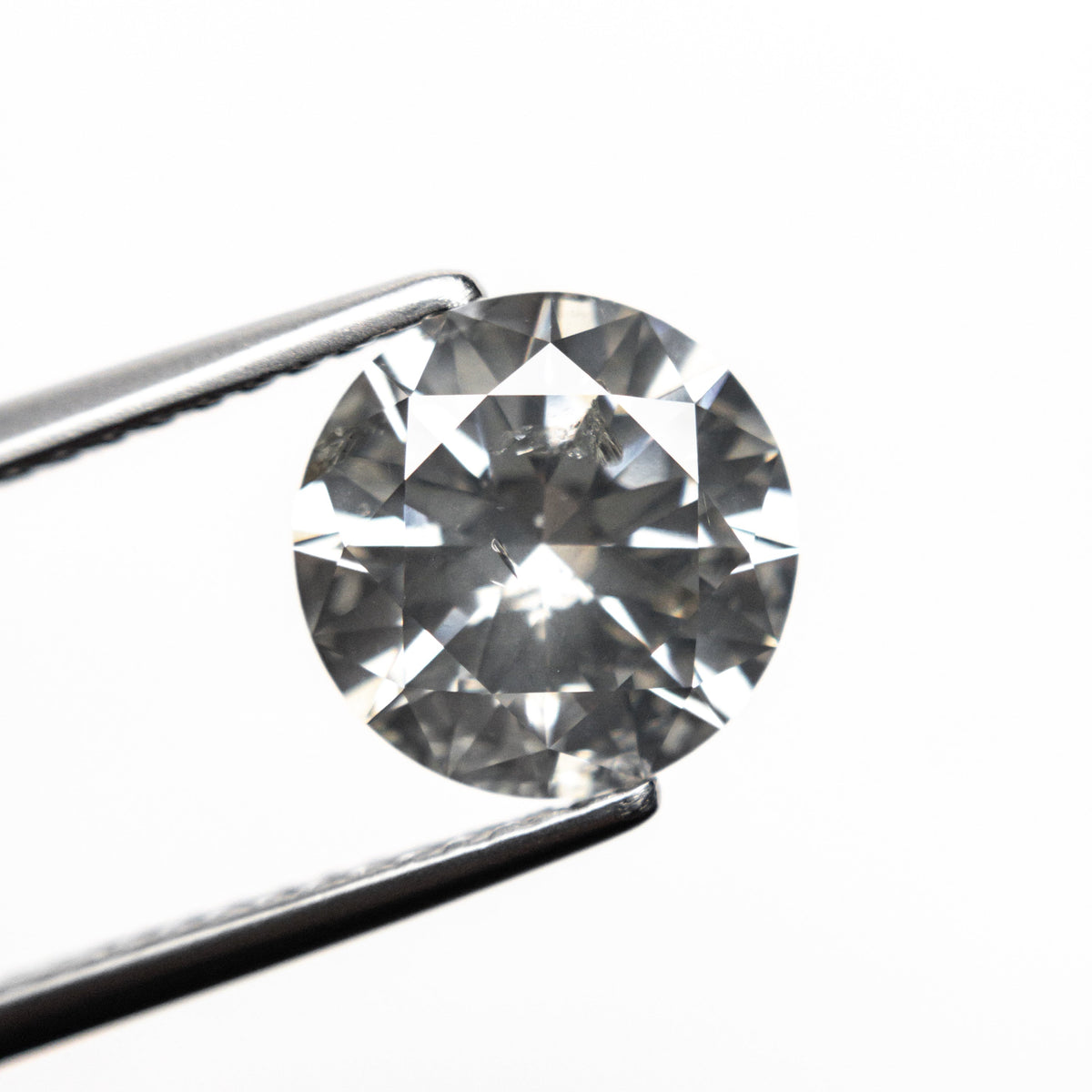 2.13ct 8.46x8.44x4.90mm Fancy Grey Round Brilliant 18268-01-Staghead Designs
