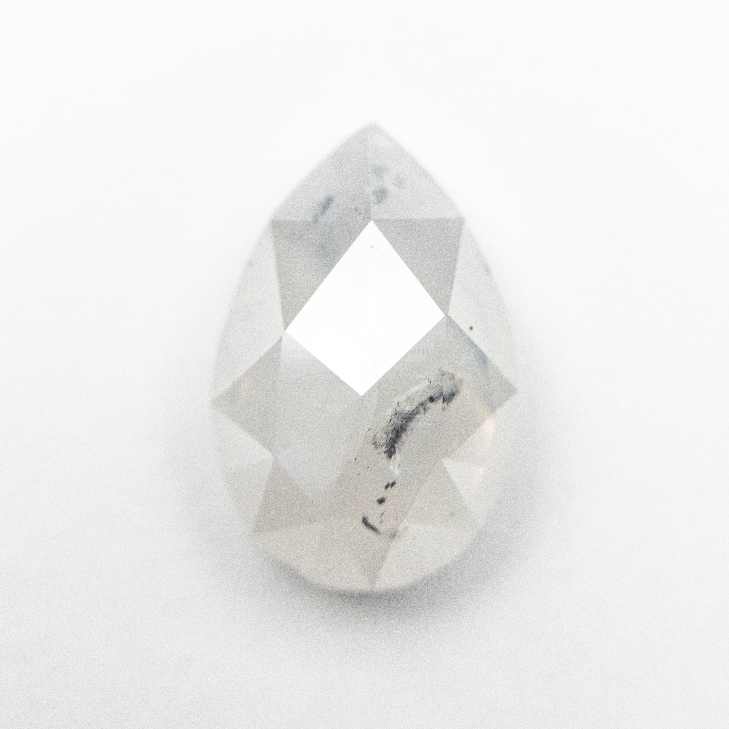 3.13ct 11.49x7.54x4.46mm Fancy White Pear Double Cut 18955-01-Staghead Designs