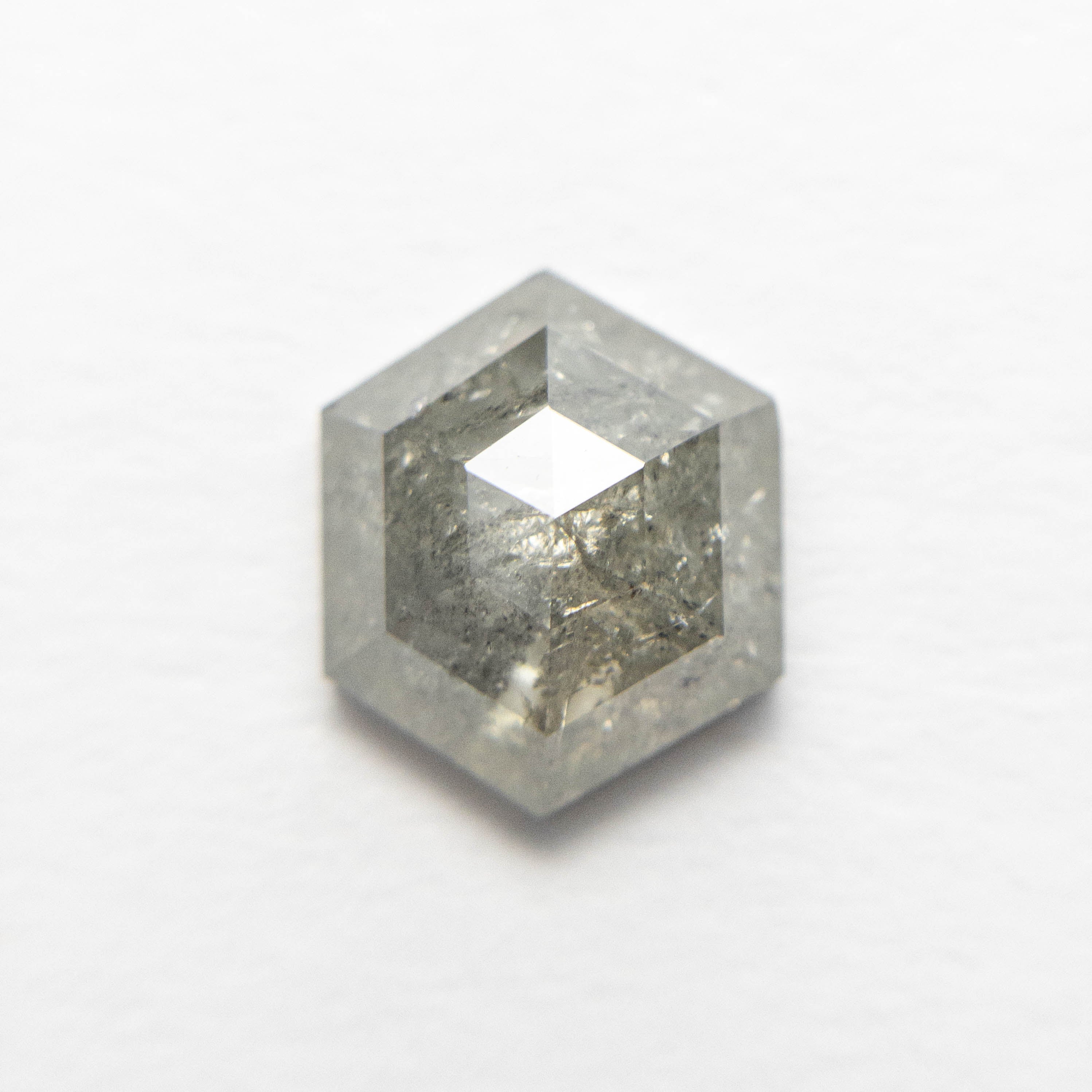 2.47ct 9.59x8.09x3.88mm Hexagon Rosecut 19256-02-Staghead Designs