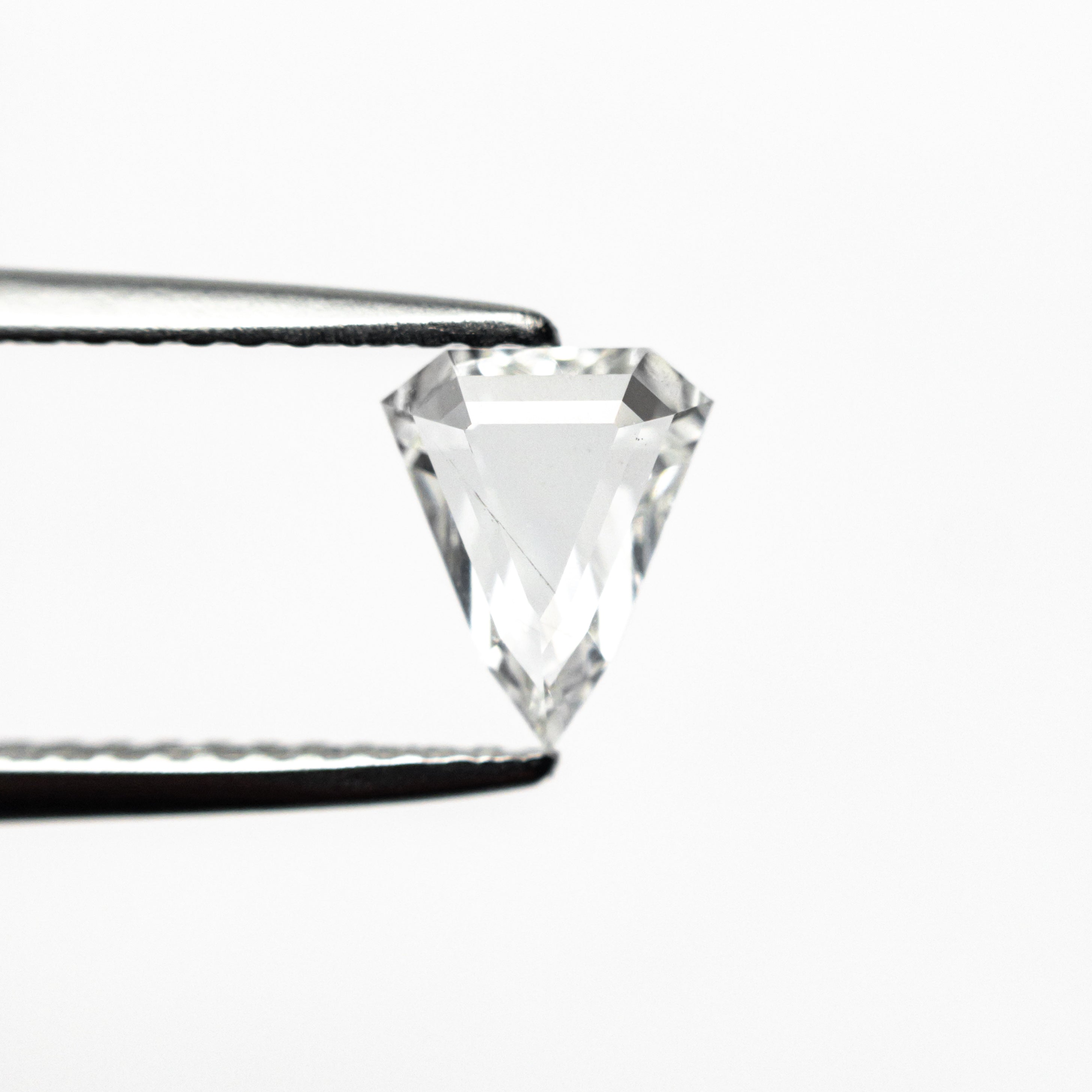 0.59ct 6.90x5.63x1.96mm SI2 F Shield Portrait Cut 19438-38-Staghead Designs