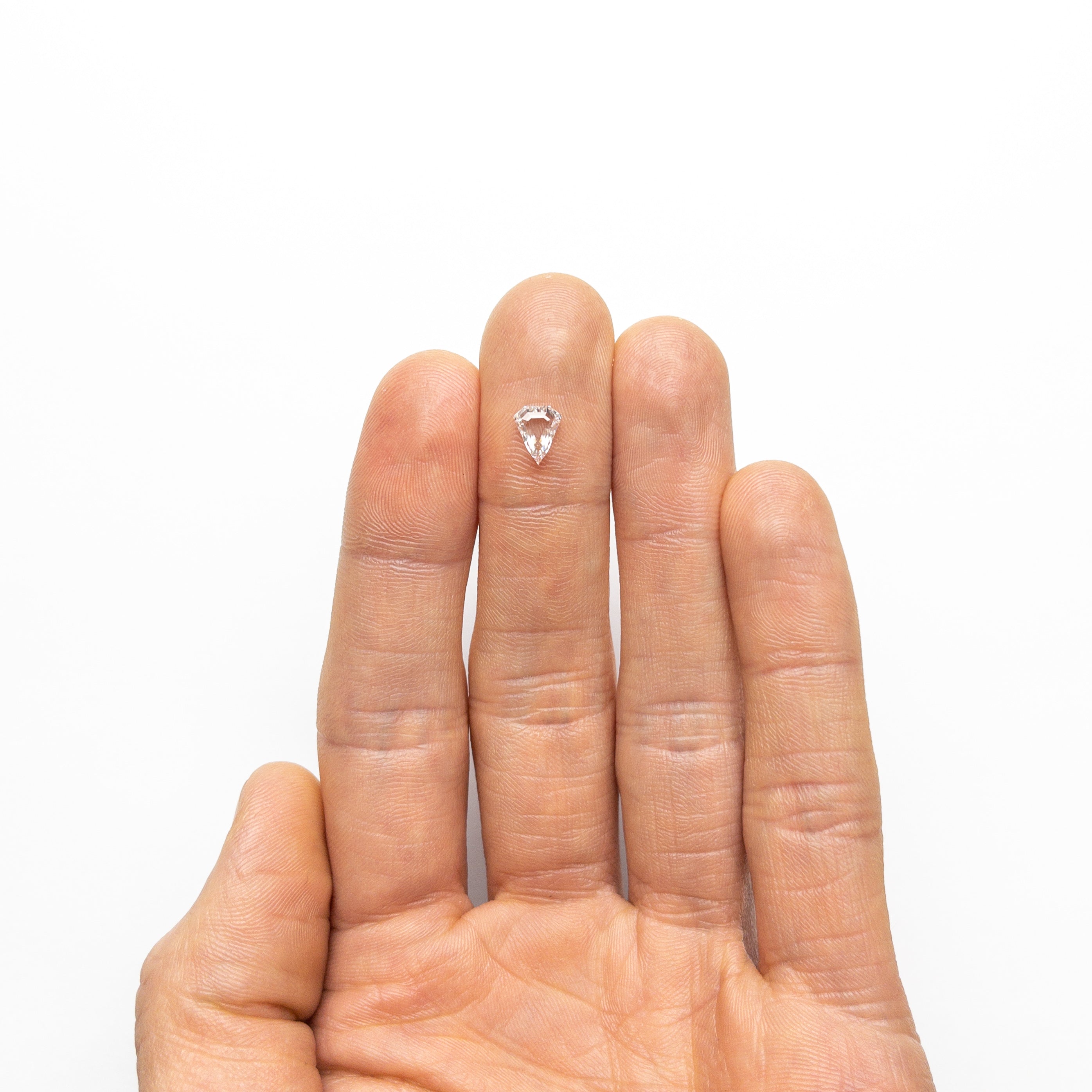 0.70ct 7.17x5.92x2.22mm SI1 E Shield Portrait Cut 19438-39-Staghead Designs