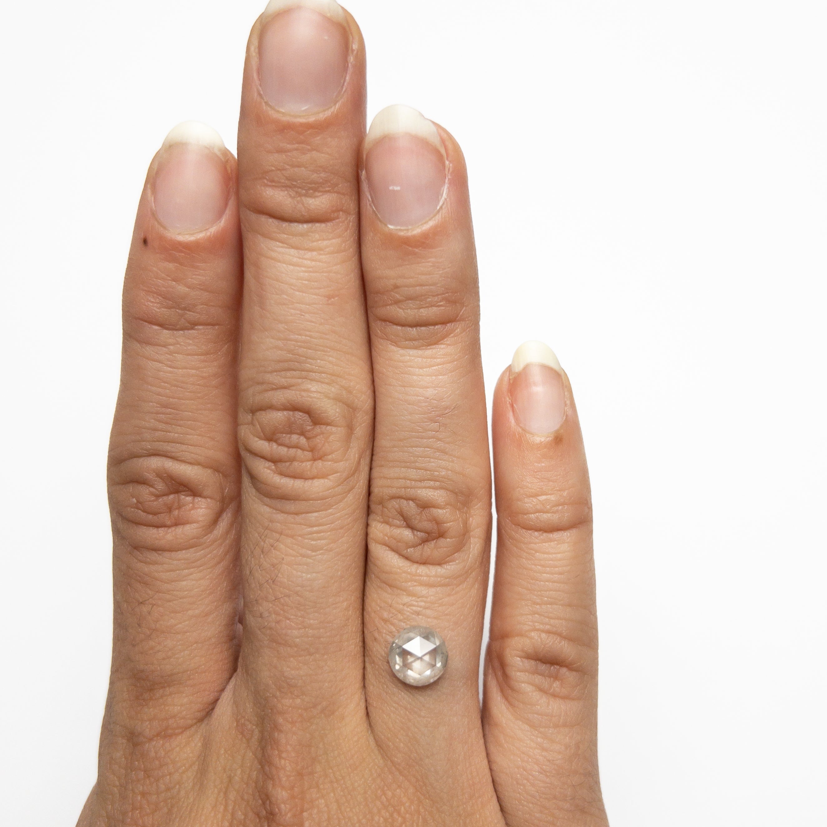 1.34ct 7.22x7.09x3.15mm Round Rosecut 19608-18-Staghead Designs