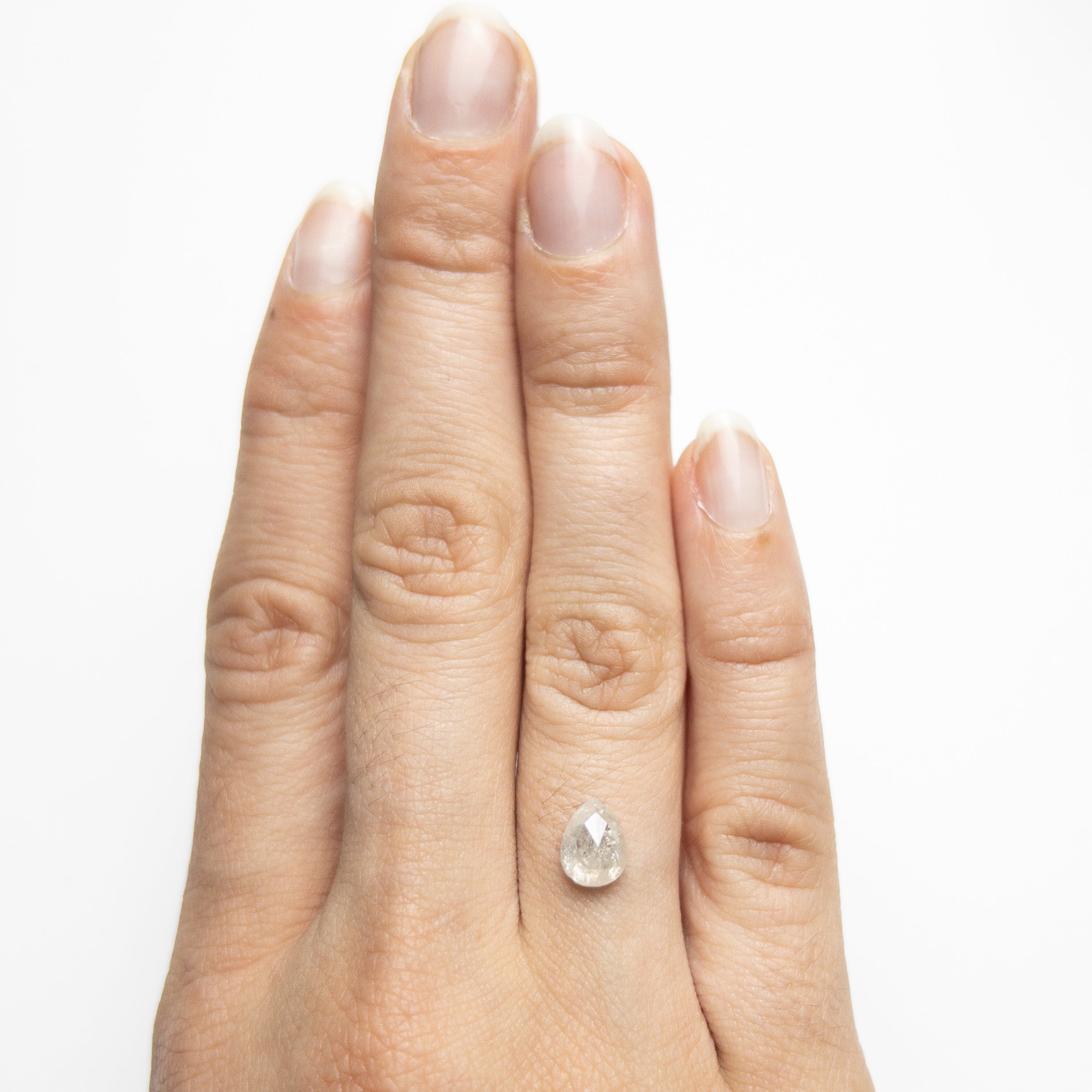 1.29ct 7.70x5.80x3.40mm Pear Rosecut 19609-13-Staghead Designs