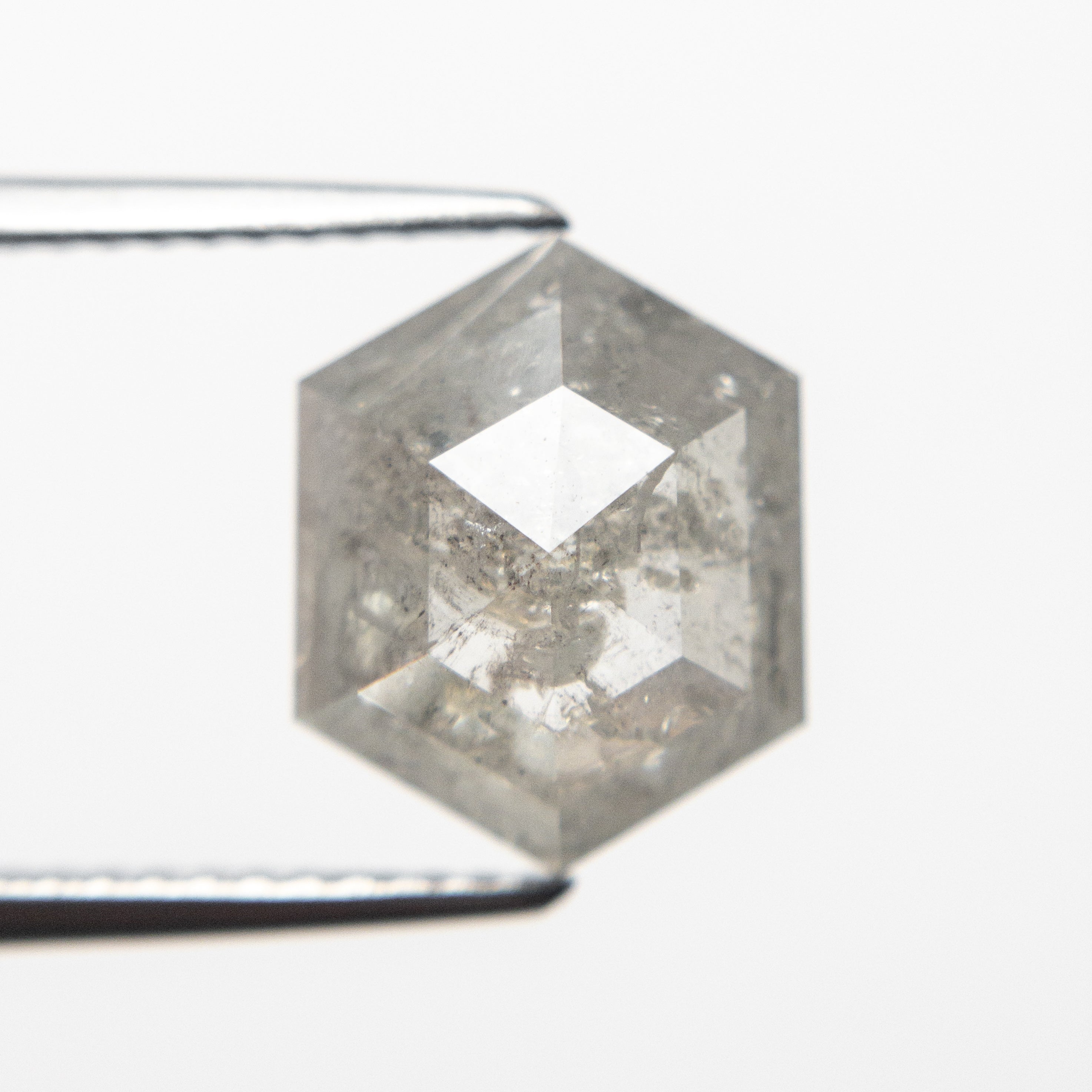 3.26ct 10.86x8.67x4.37mm Hexagon Rosecut 19619-02-Staghead Designs