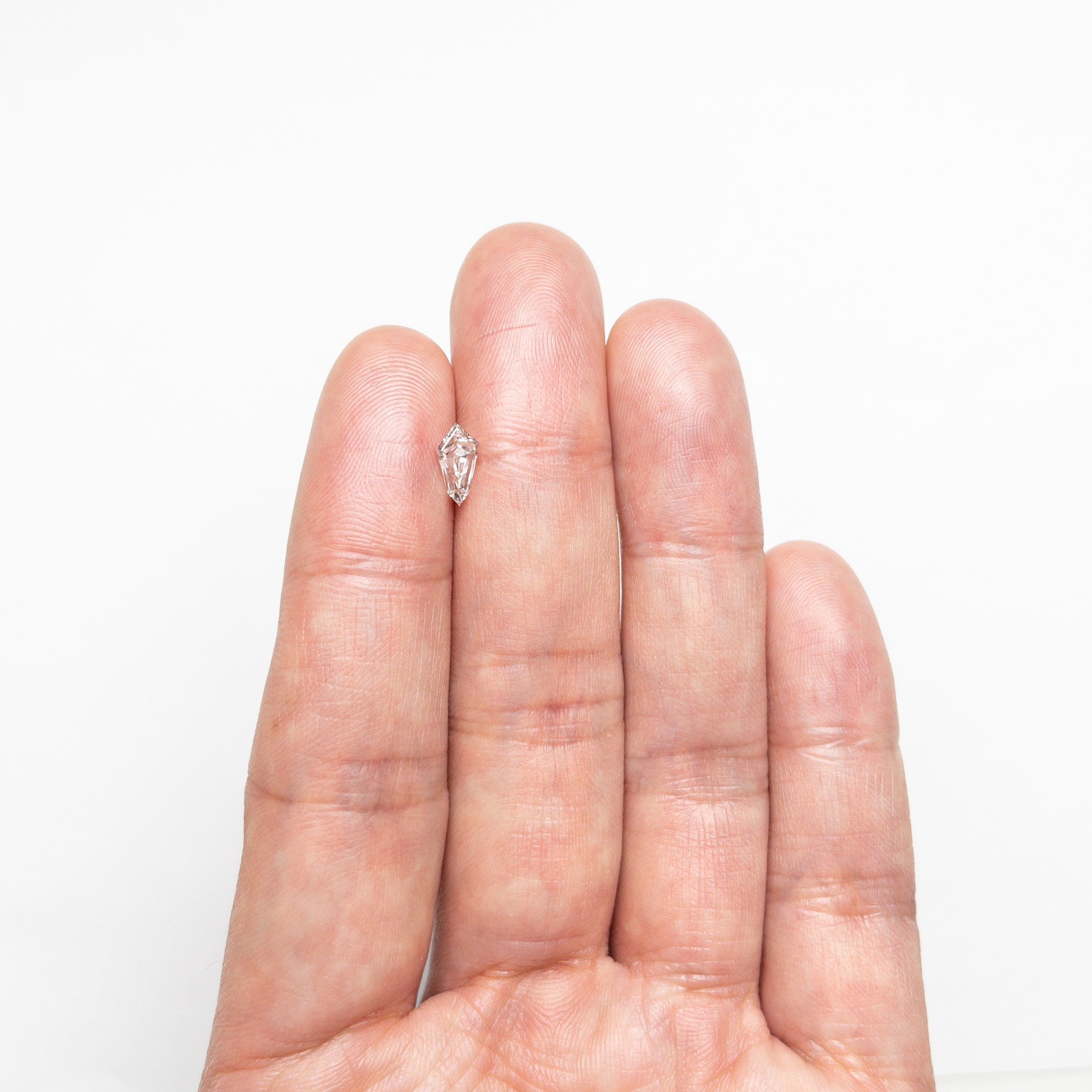 0.58ct 8.20x4.25x3.15mm VS2 F Kite Step Cut 19677-05-Staghead Designs