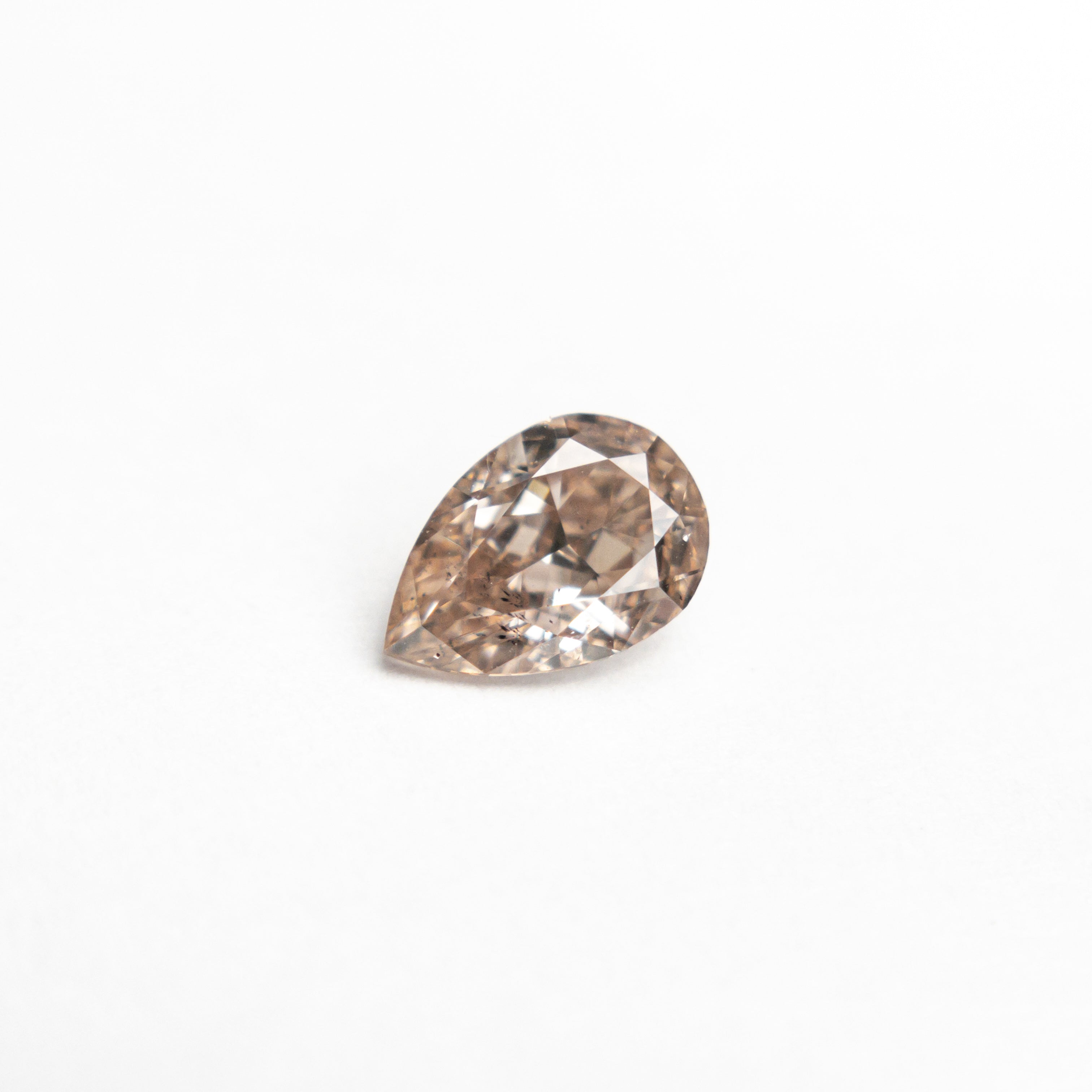0.45ct 6.05x4.10x2.54mm SI2 Fancy Brownish Pink Pear Brilliant 19920-01-Staghead Designs