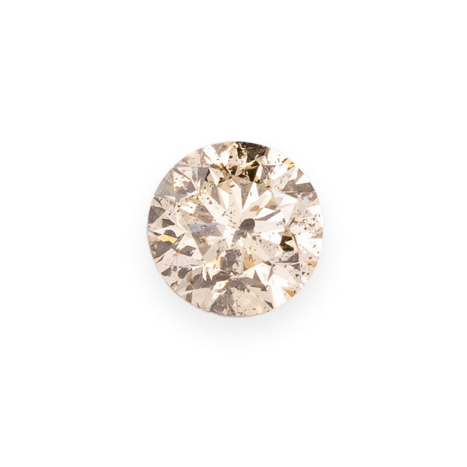 1.01ct 6.25mm ROUND BRILLIANT CUT CHAMPAGNE DIAMOND-1