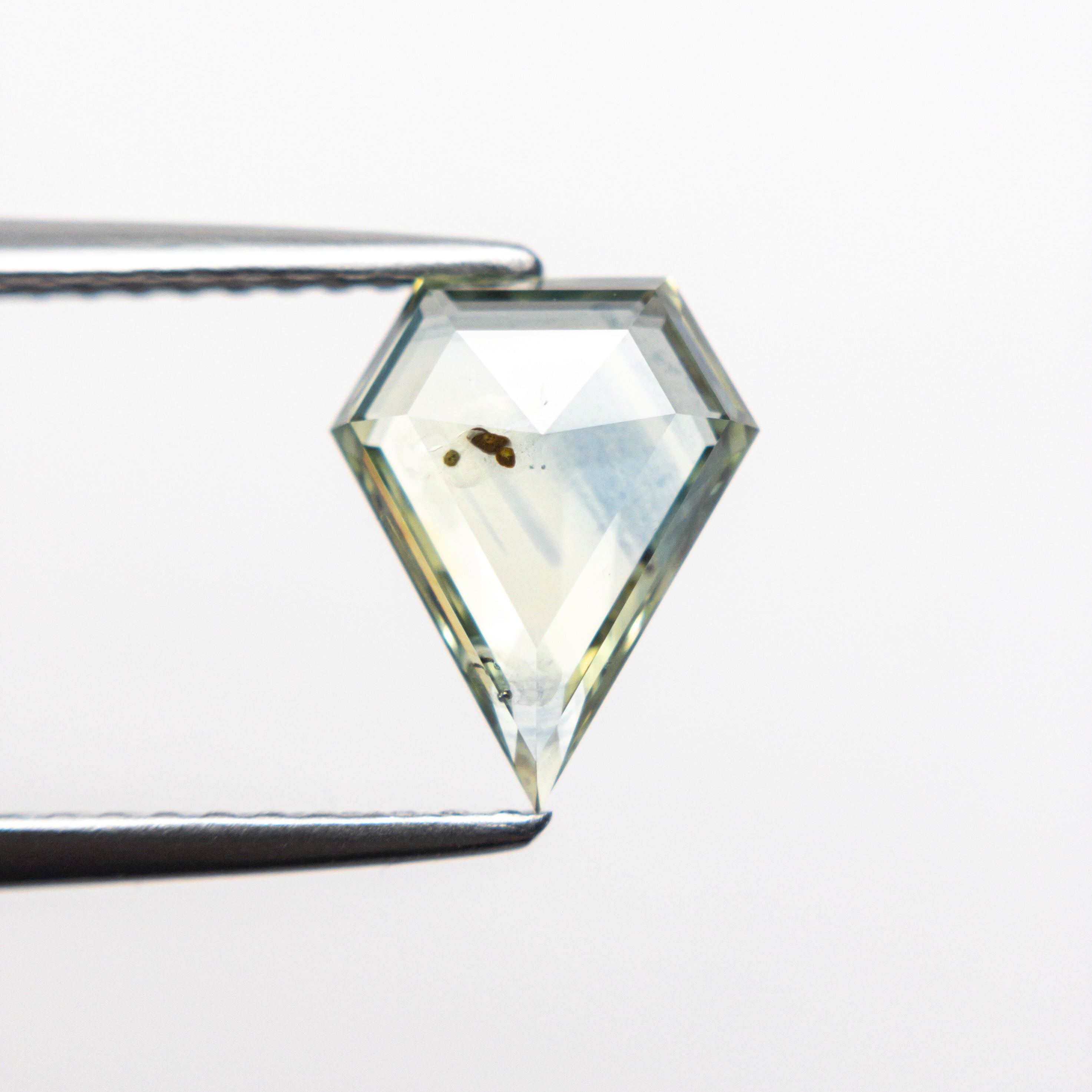 1.36ct 9.08x7.23x 2.51mm Shield Rosecut Sapphire 22434-08-Staghead Designs