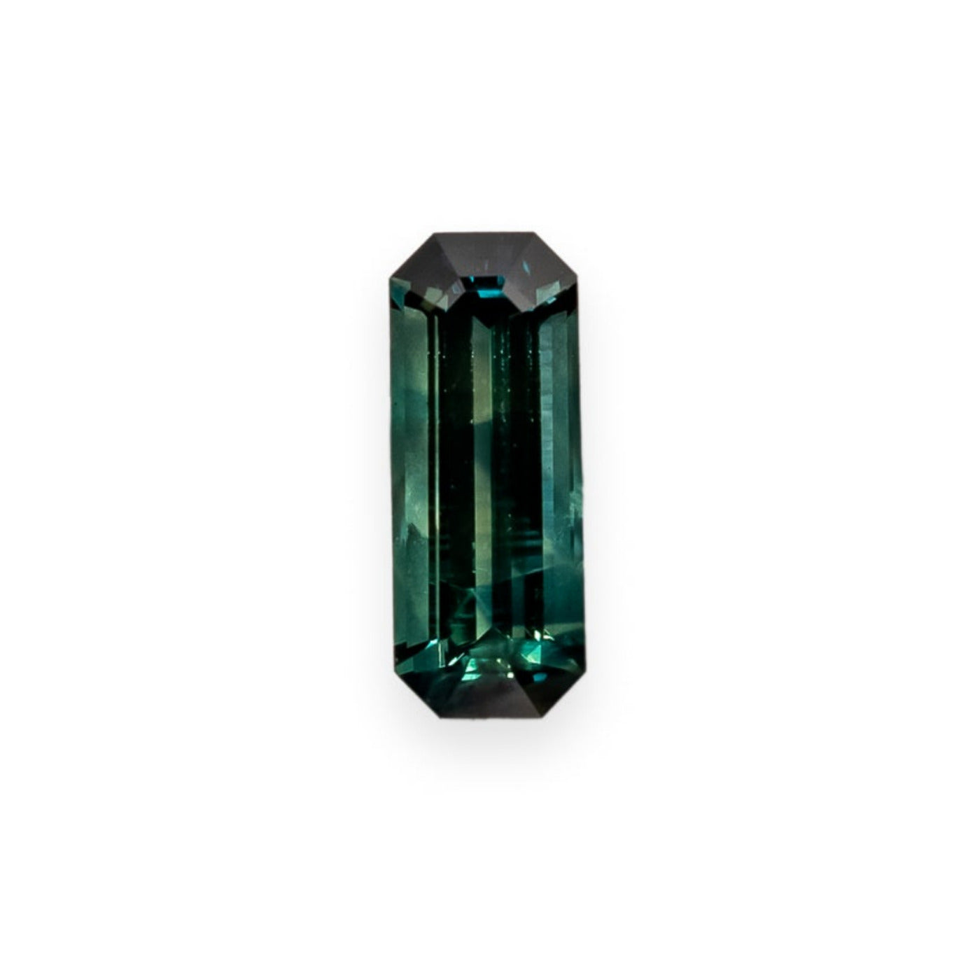 1.44ct 9.96x3.96x3.33mm Cut Corner Rectangle Sapphire-1