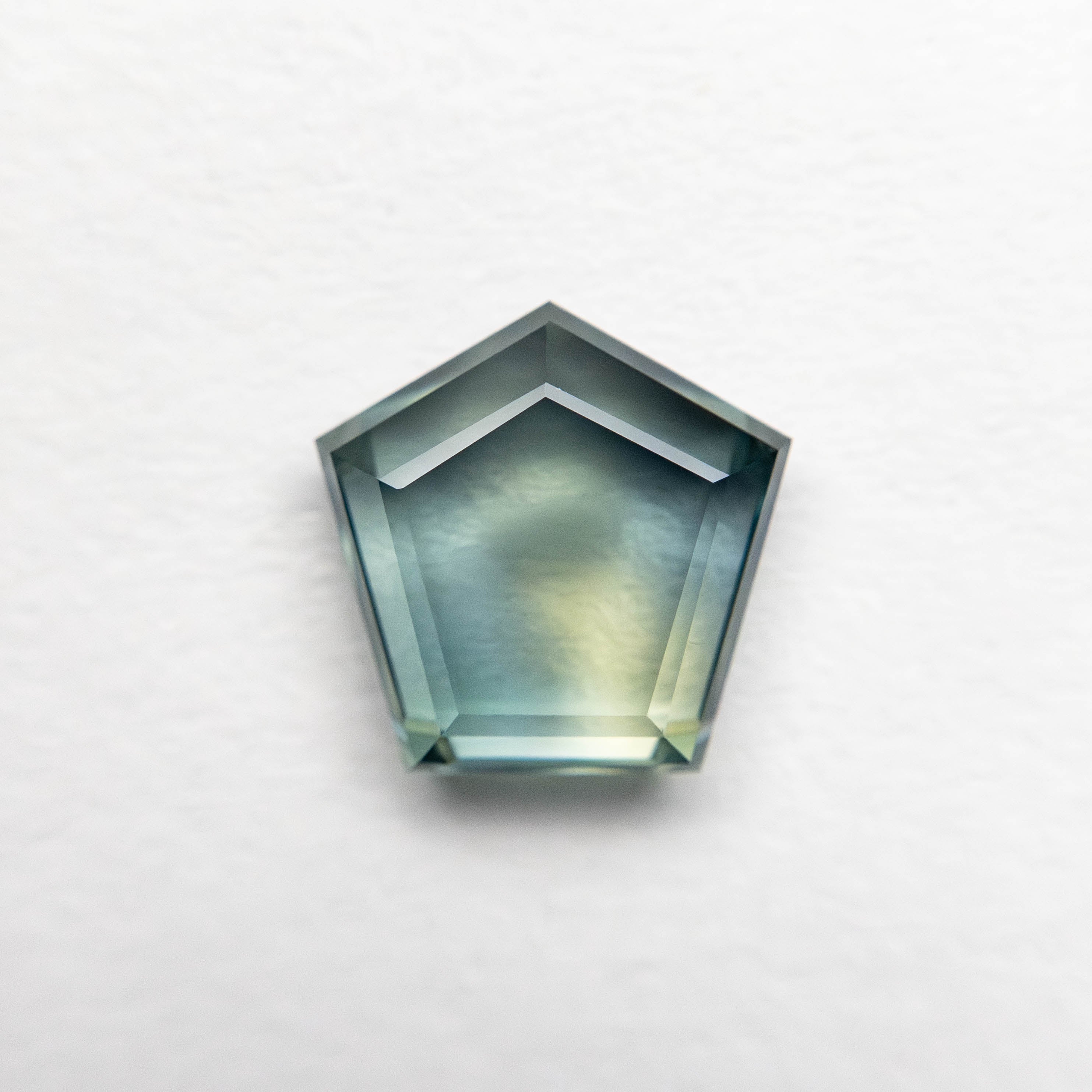 1.67ct 7.26x7.32x2.75mm Pentagon Portrait Cut Sapphire 23684-03-Staghead Designs