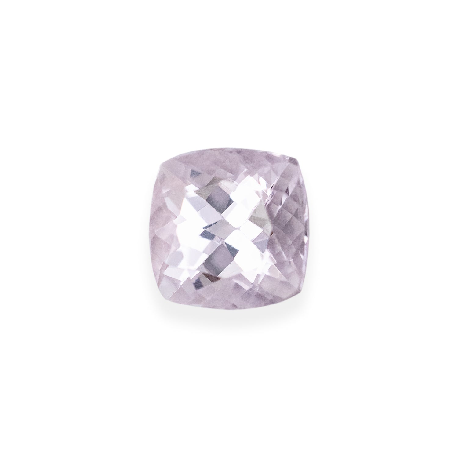 1ct CUSHION-CUT MORGANITE-Staghead Designs