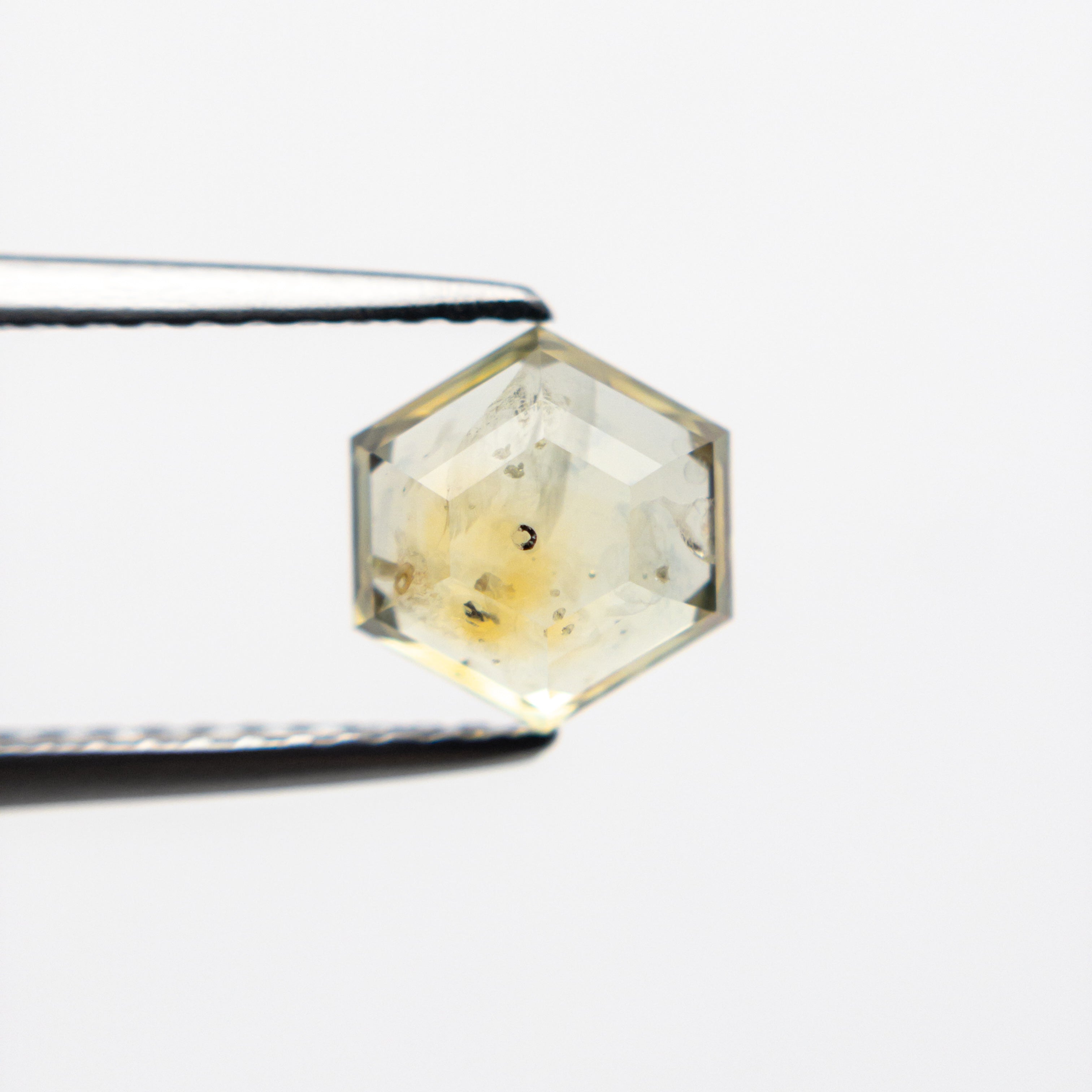 1.51ct 6.53x6.97x3.31 Hexagon Double Cut Sapphire 21592-09-Staghead Designs
