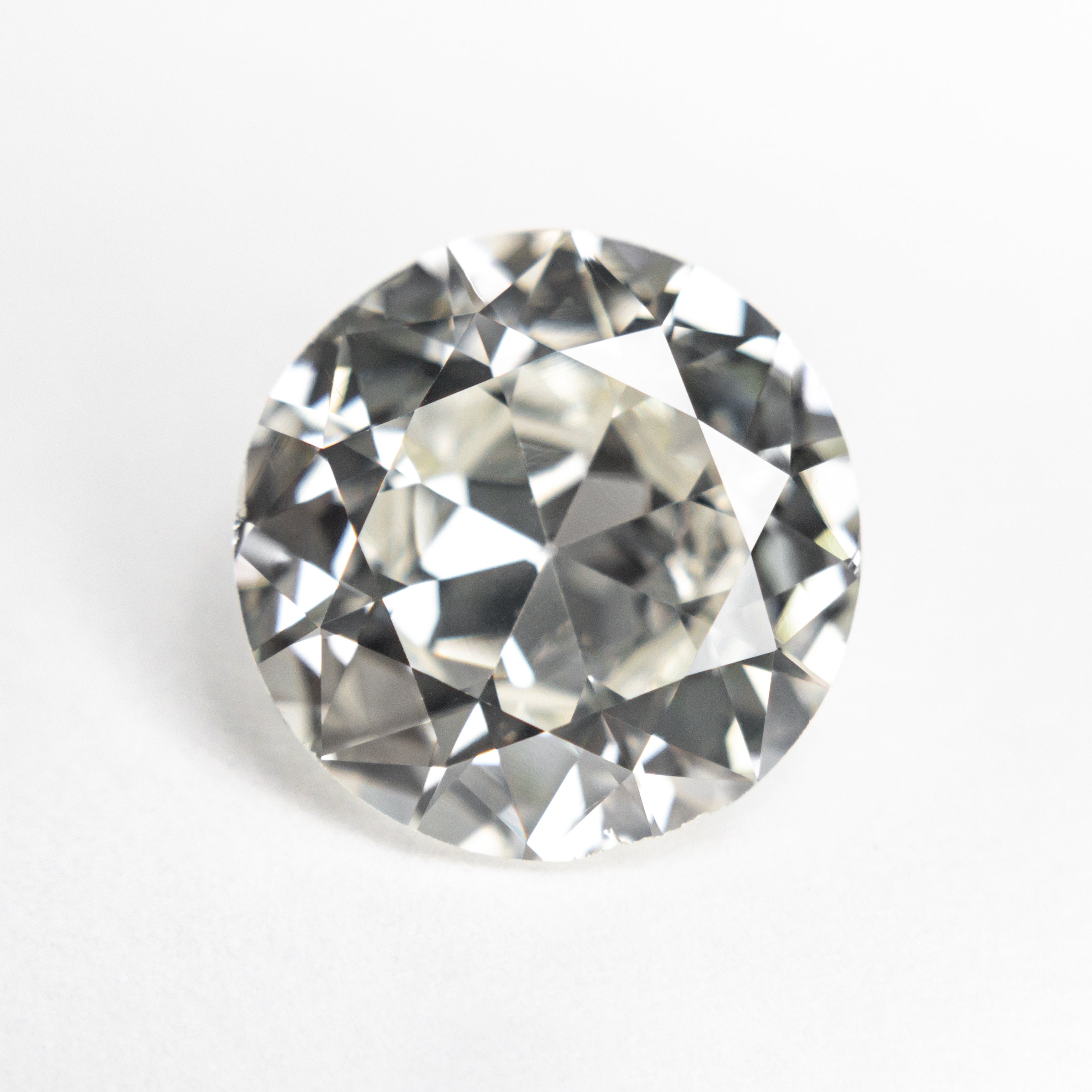 3.65ct 10.59x10.46x5.36mm GIA VS1 K Antique Old European Cut 21678-01-Staghead Designs