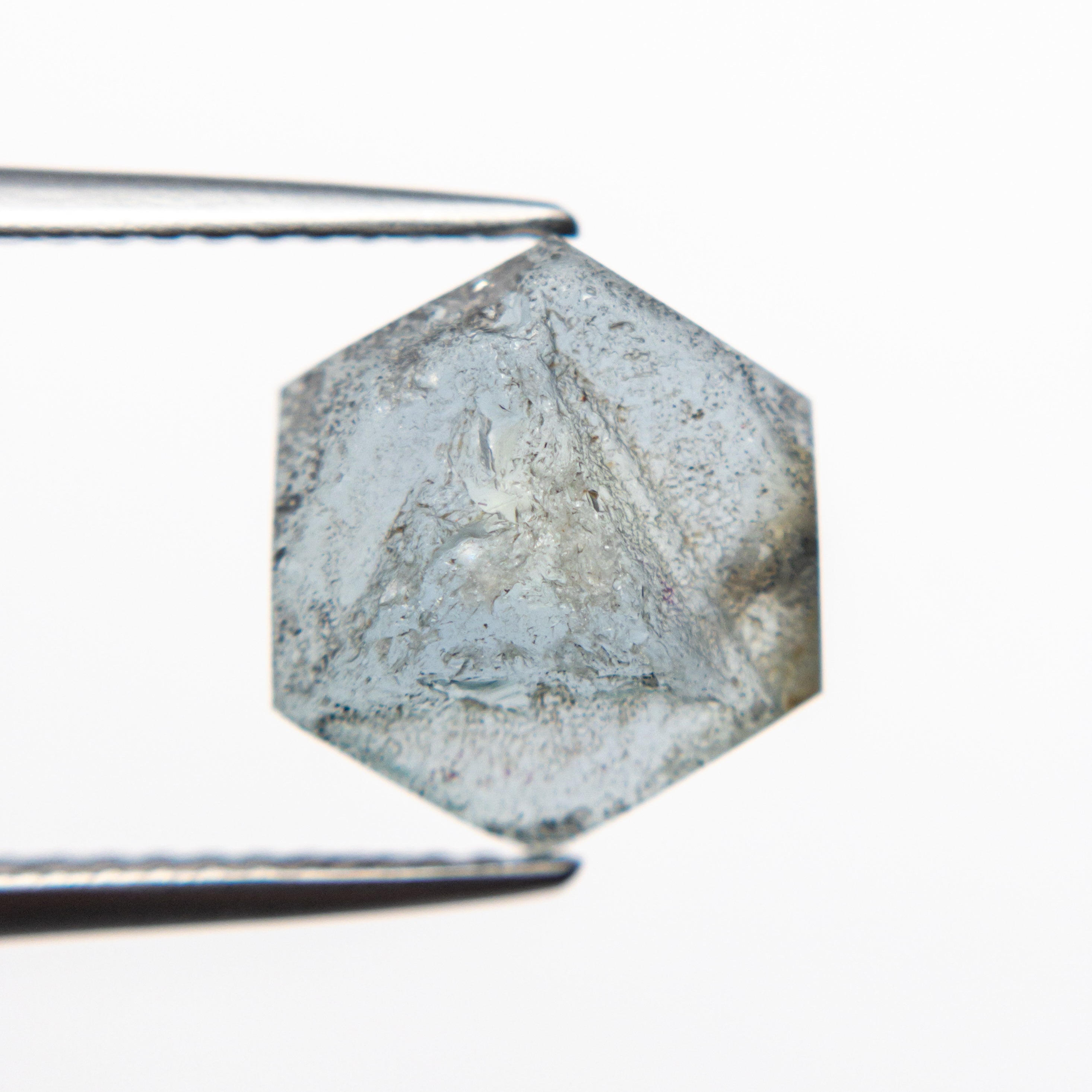 4.16ct 10.62x9.17x3.97mm Hexagon Slab Sapphire 22224-01-Staghead Designs