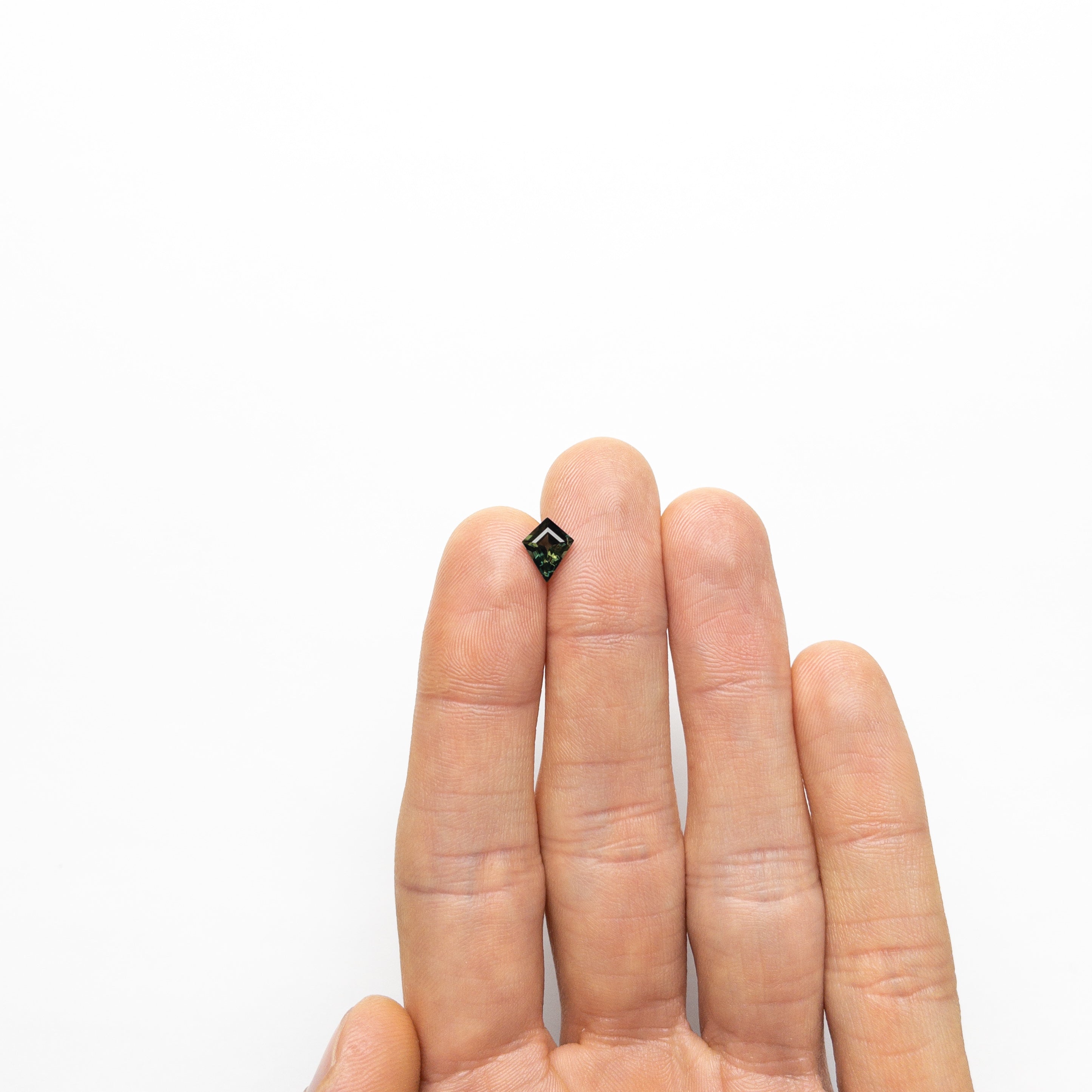 1.23ct 8.80x7.05x3.80mm Kite Step Cut Sapphire 22270-01-Staghead Designs