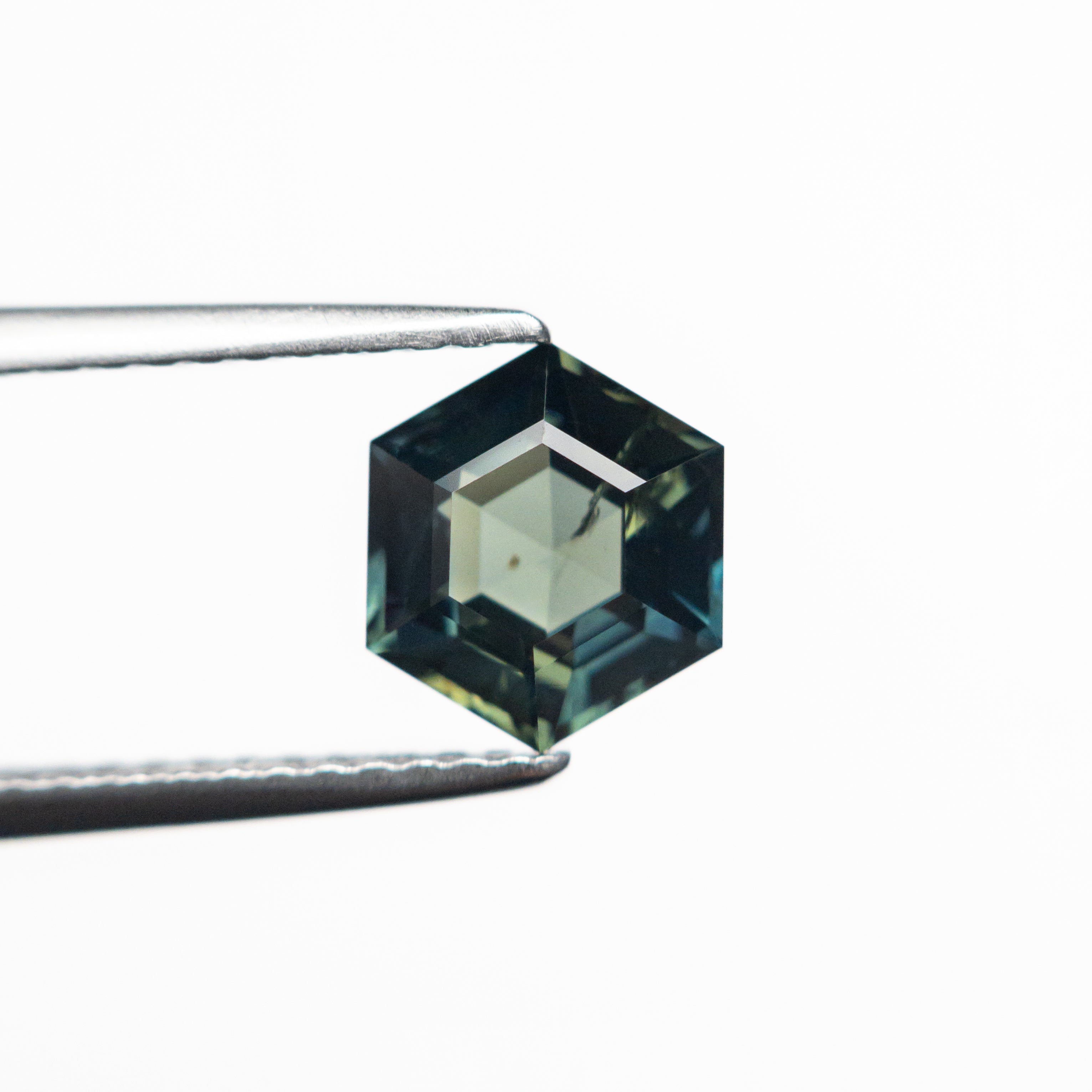 1.53ct 7.45x6.48x4.06mm Hexagon Step Cut Sapphire 22314-08-Staghead Designs