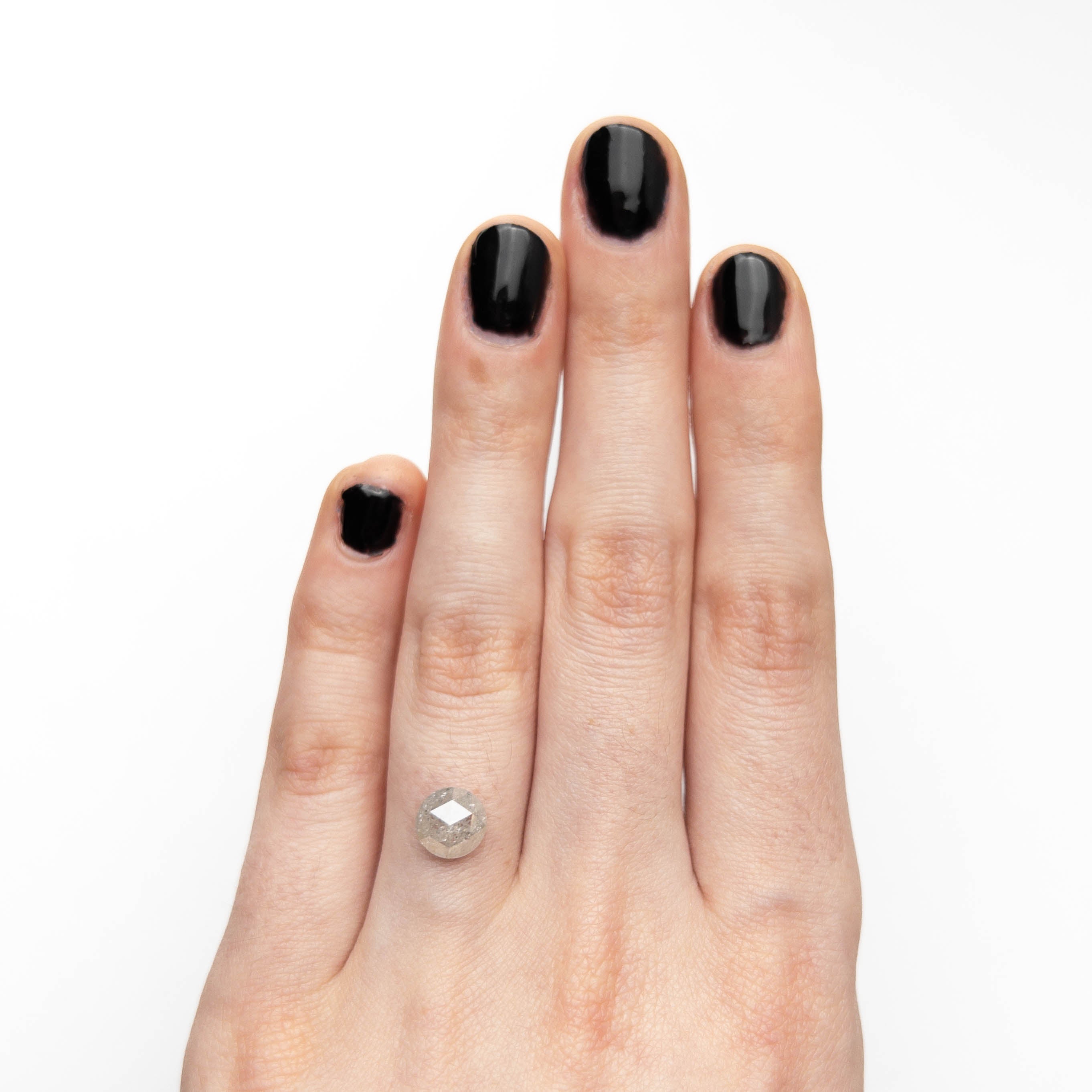 1.37ct 7.11x7.09x3.28mm Round Rosecut 22345-05-Staghead Designs