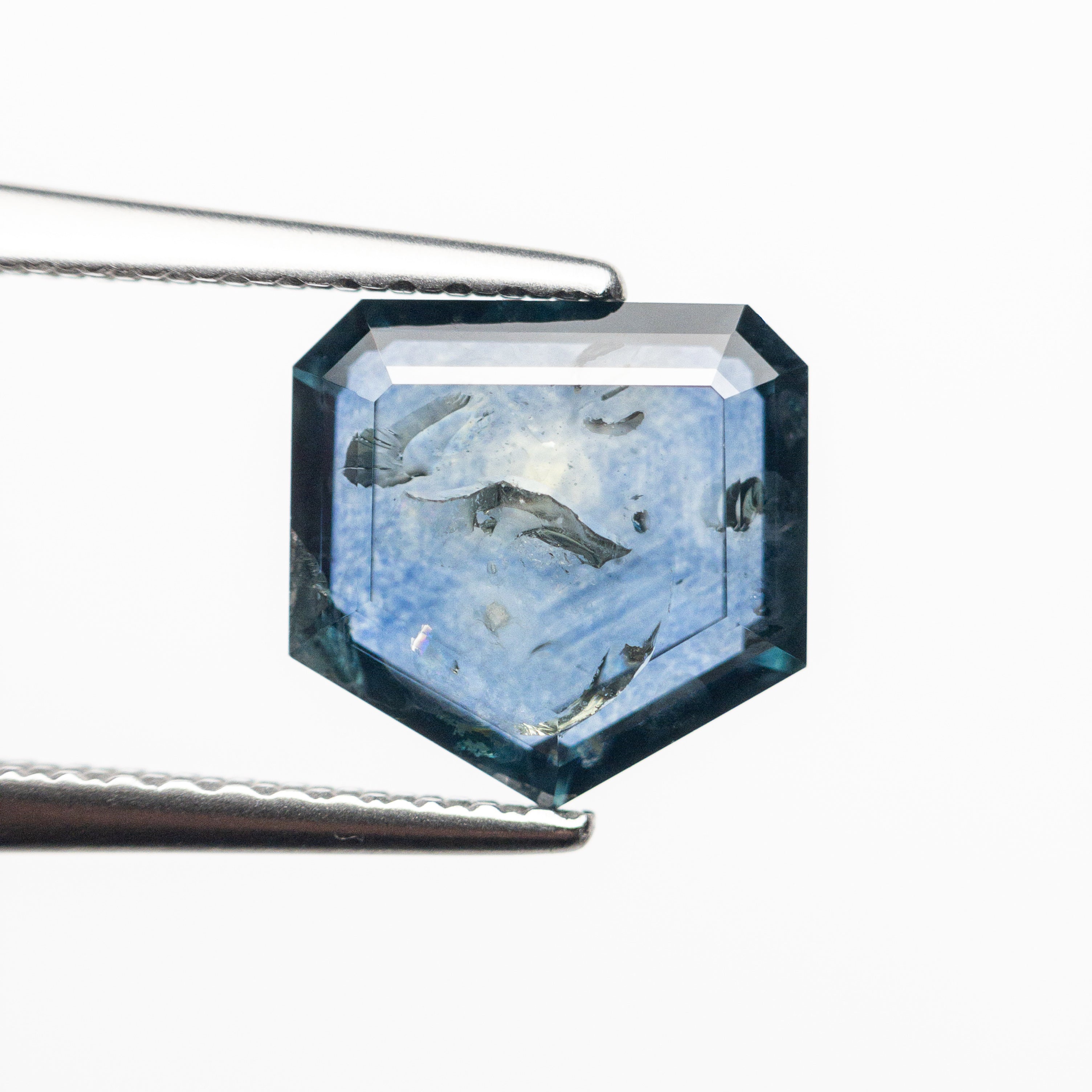 2.67ct 7.99x8.04x3.67mm Shield Rosecut Sapphire 22434-52-Staghead Designs