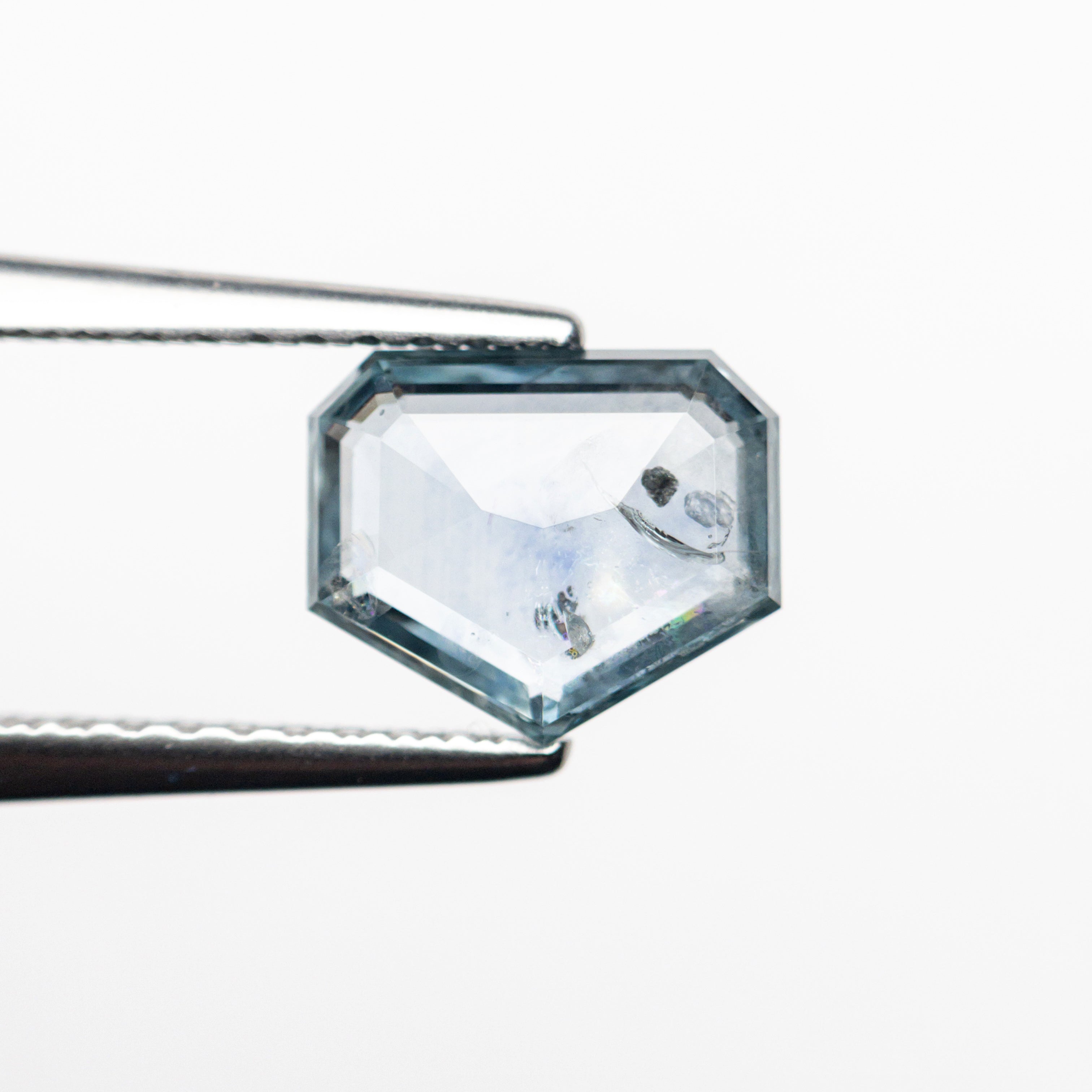 1.23ct 7.34x6.15x2.28mm Shield Rosecut Sapphire 22434-62-Staghead Designs